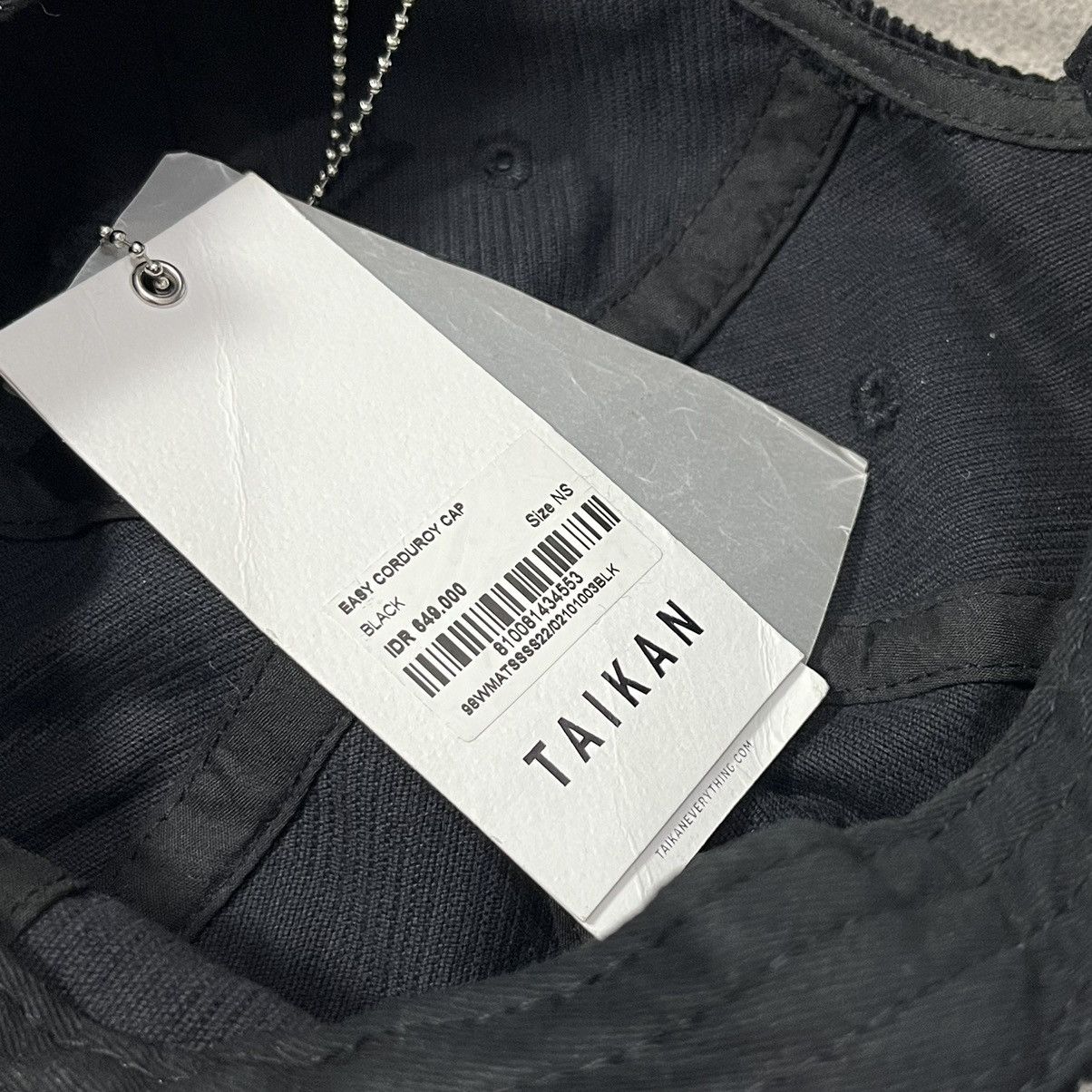 TAIKAN Taikan Easy Corduroy Cap - Black Size ONE SIZE - 4 Thumbnail