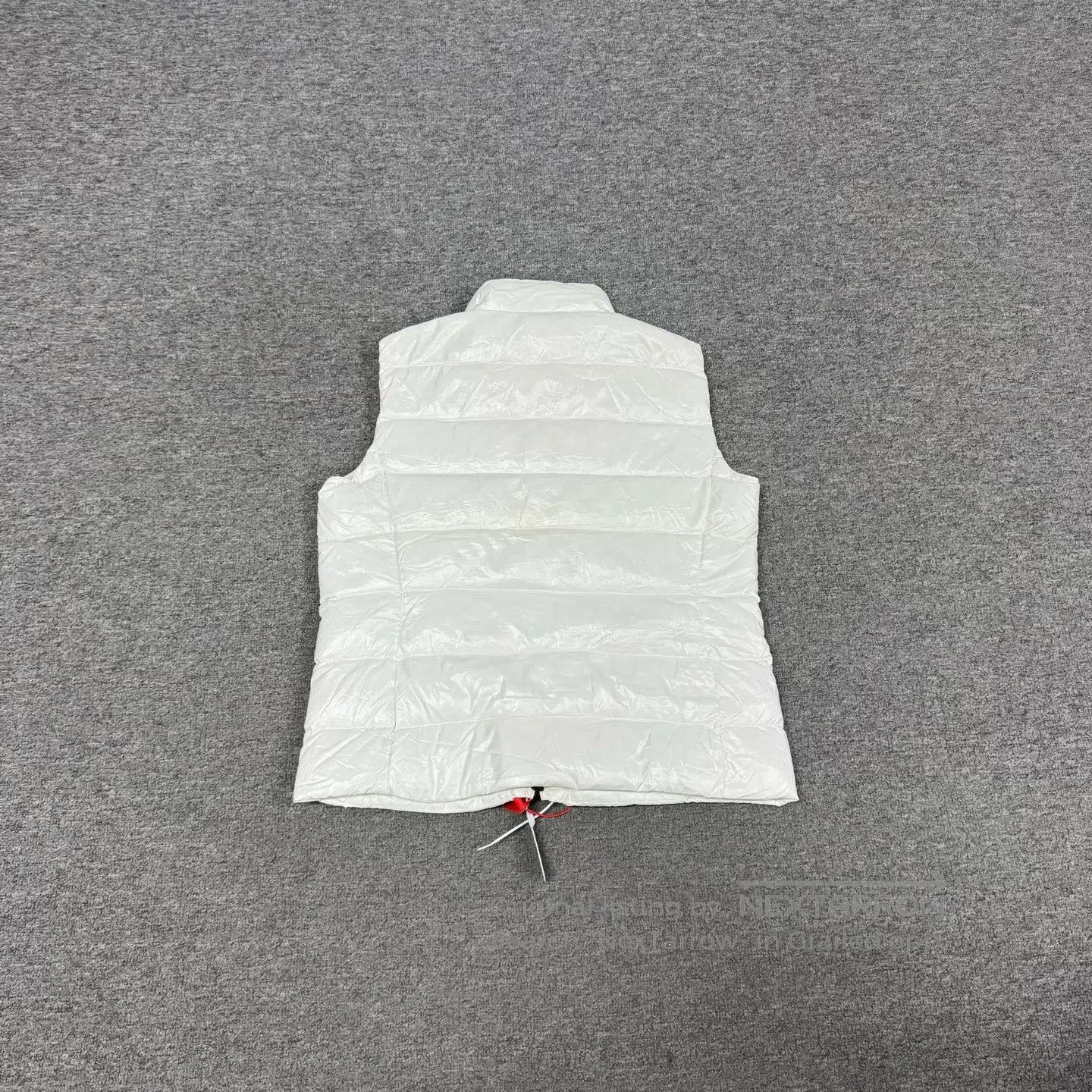 Moncler Moncler size 4 Ghany White Standing-Collar Down Jacket| Size XL / US 12-14 / IT 48-50 - 2 Thumbnail