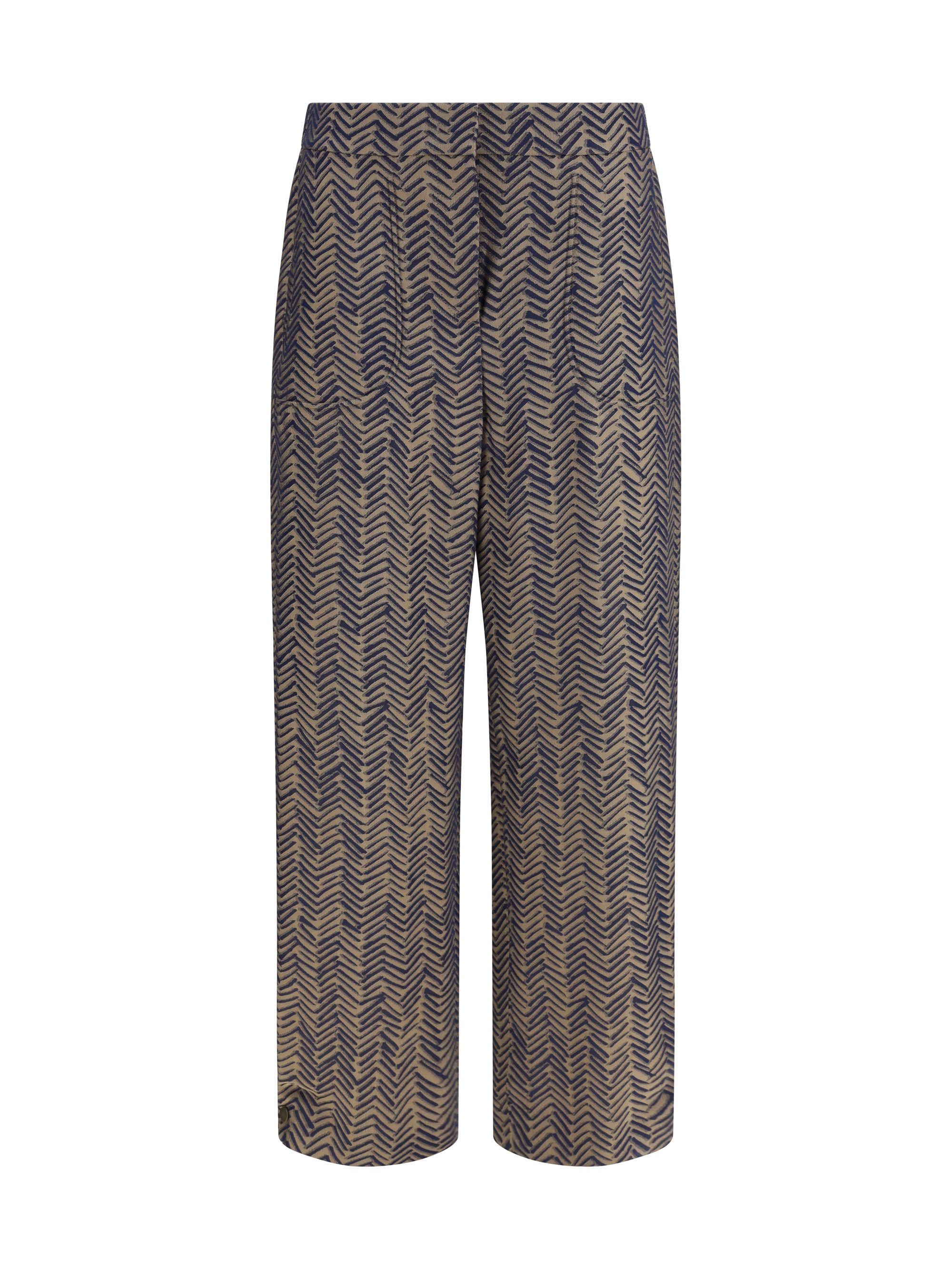 Giorgio Armani Chevron jacquard viscose Pants Size 28" / US 6 / IT 42 - 1 Thumbnail
