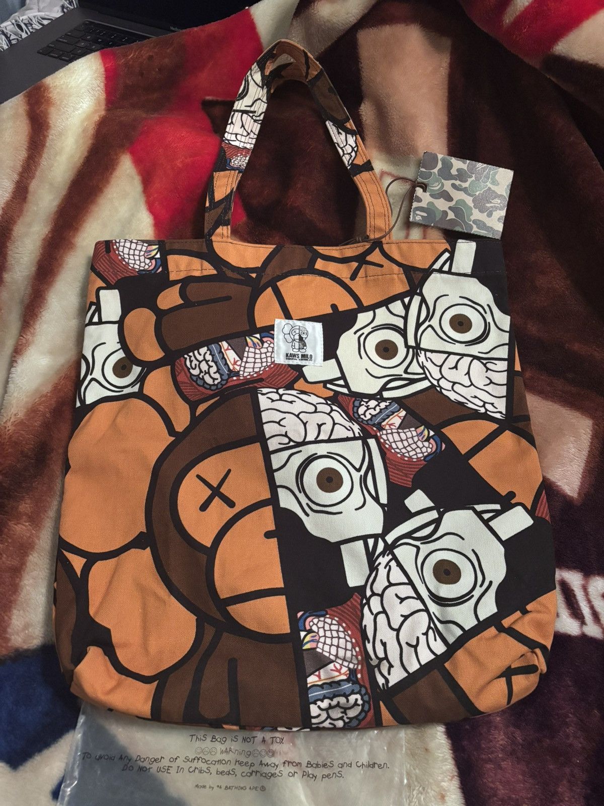 Bape × Kaws bape x kaws 05-06 crazy rare tote Size ONE SIZE - 1 Thumbnail
