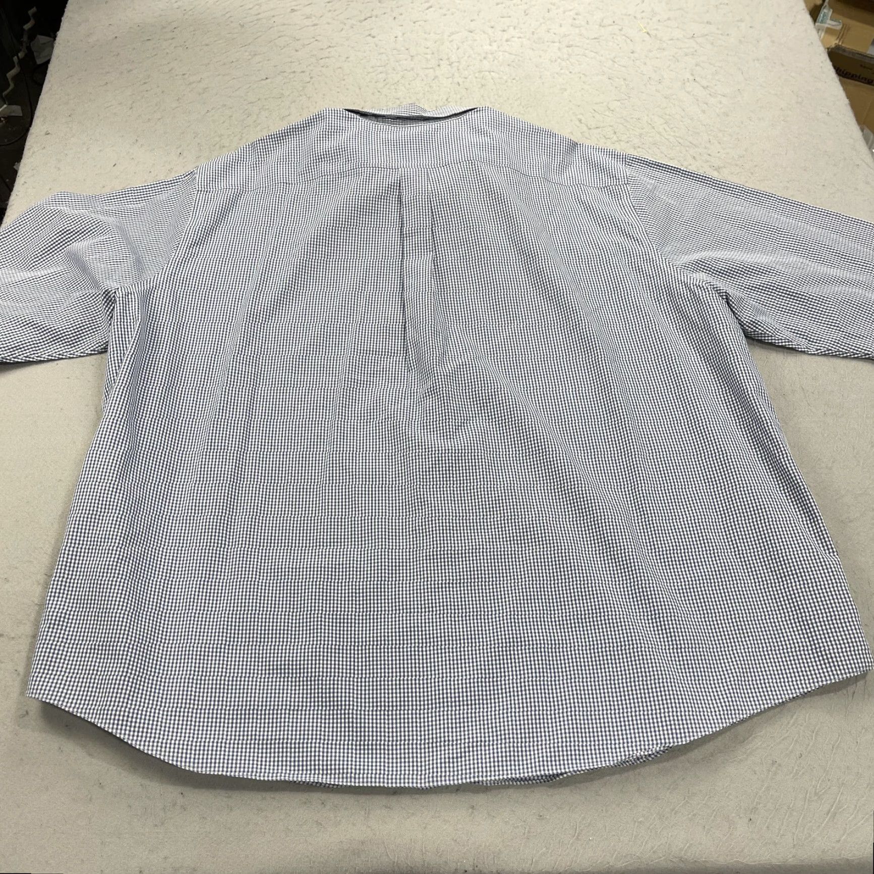 Brooks Brothers Brooks Brothers Shirt Mens 4XL 100% Cotton Blue Check Long Sleeve Button-Up Casual Size US XXL / EU 58 / 5 - 5 Thumbnail