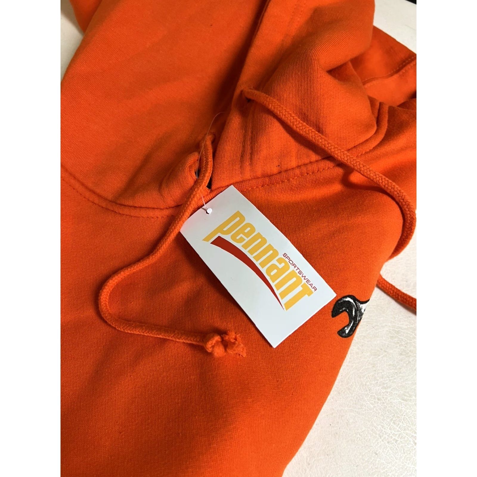 Jeep Holt’s Auto New Hampshire Orange Jeep Hoodie Mens L Pullover Sports Cotton Blend Crewneck Size US L / EU 52-54 / 3 - 6 Thumbnail