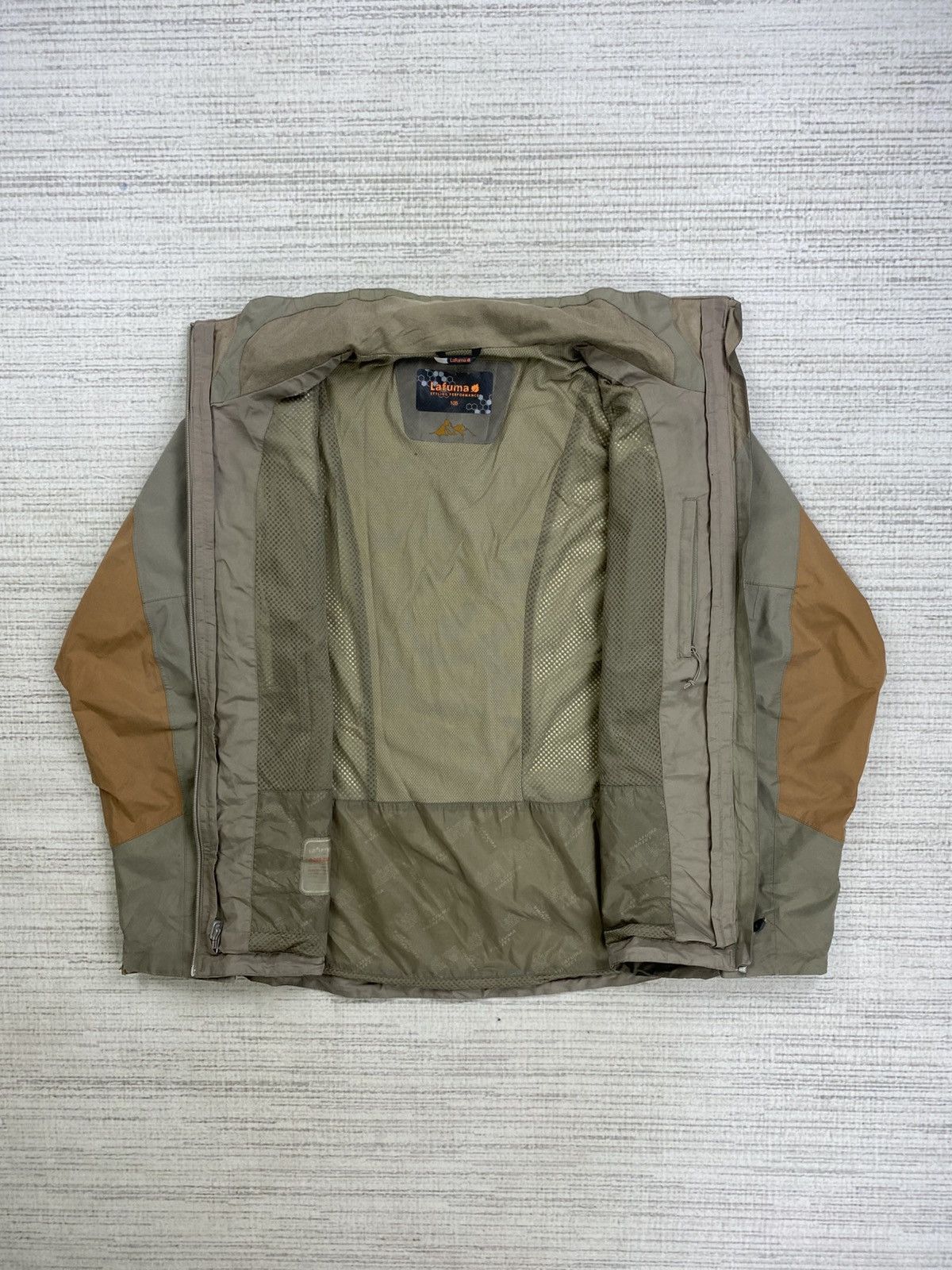 Goretex × Japanese Brand × Vintage Vtg Lafuma Goretex Colour Block Waterproof Zipper Jacket Size US L / EU 52-54 / 3 - 6 Thumbnail