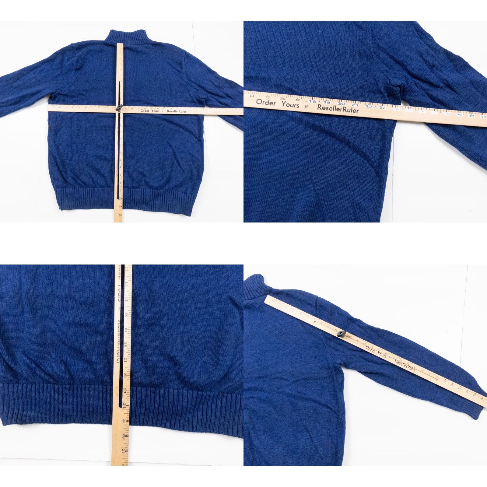 Polo Ralph Lauren Polo Ralph Lauren Sweater Mens XL Blue Quarter Zip Pullover Knit Preppy Size US XL / EU 56 / 4 - 8 Thumbnail