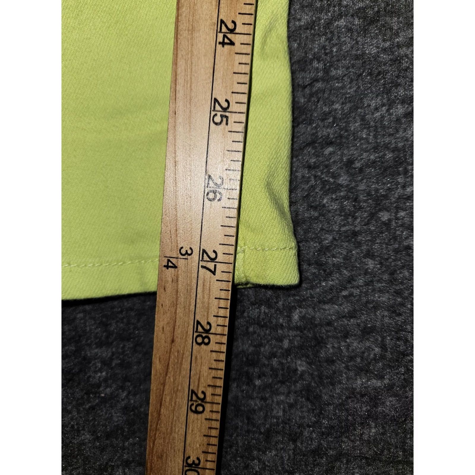 Vintage Judy Blue Jeans Womens Slim Fit Green 5/27 Zip Fly JB88456 NG Jeans Slim Fit Green Womens 27 in 26.5 in Inseam Size 27" / US 4 / IT 40 - 5 Thumbnail