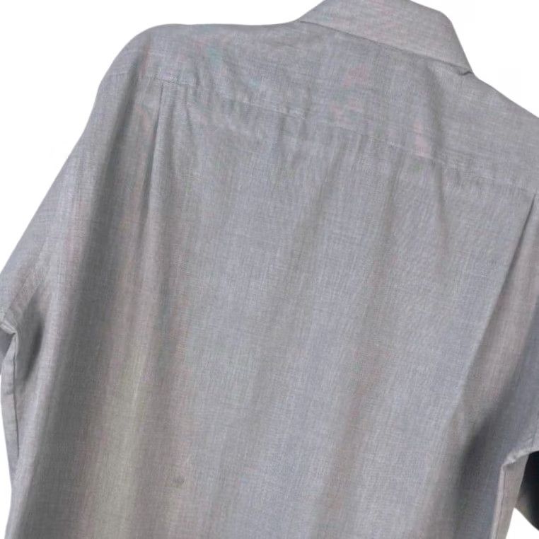 Vintage Towncraft Mens Gray Short Sleeve Button Up Shirt Classic Fit Size Large 16 Size US L / EU 52-54 / 3 - 4 Thumbnail