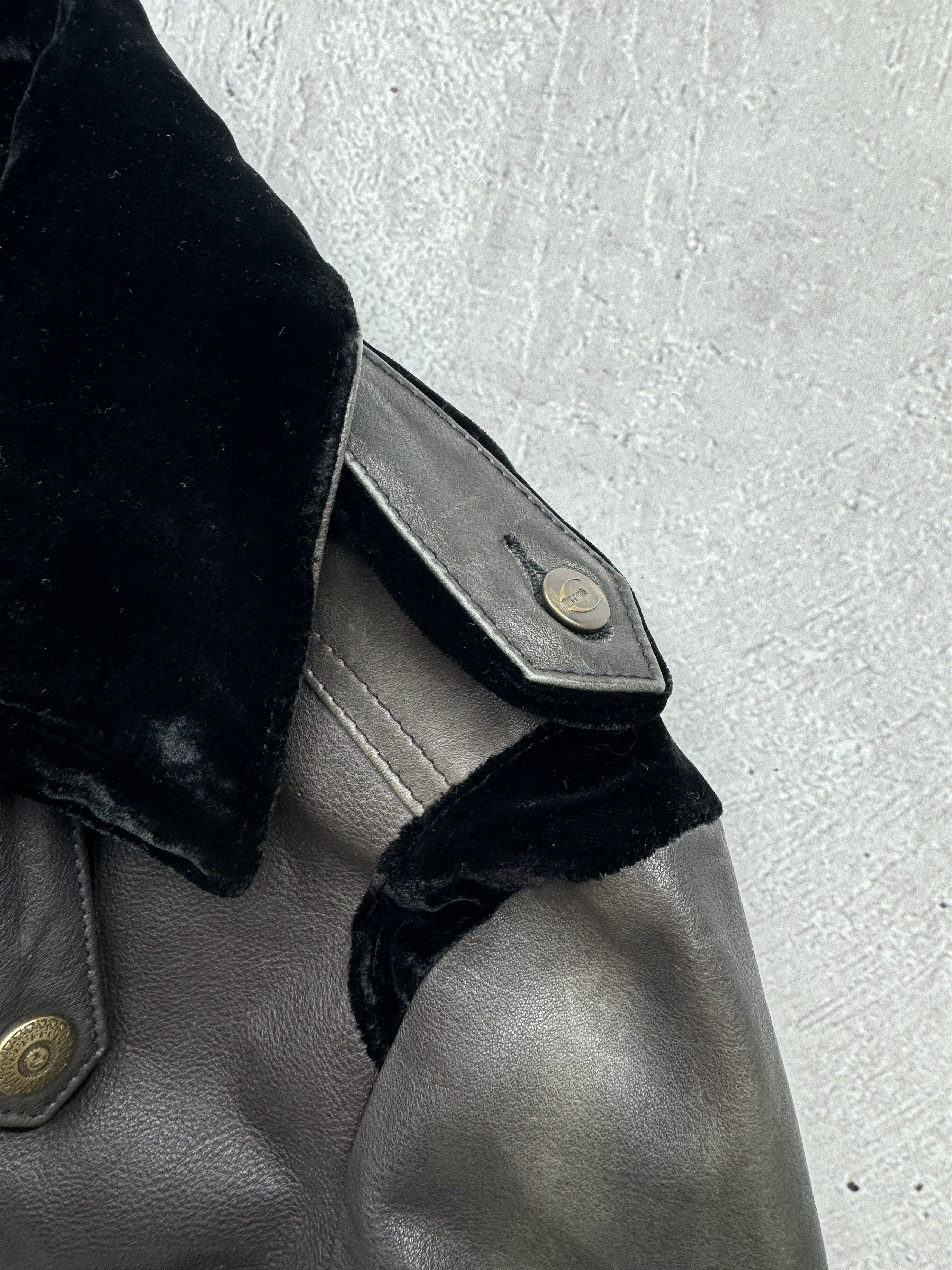 Just Cavalli × Roberto Cavalli × Vintage Just Cavalli Vintage Zipped Leather Jacket Size M / US 6-8 / IT 42-44 - 5 Thumbnail