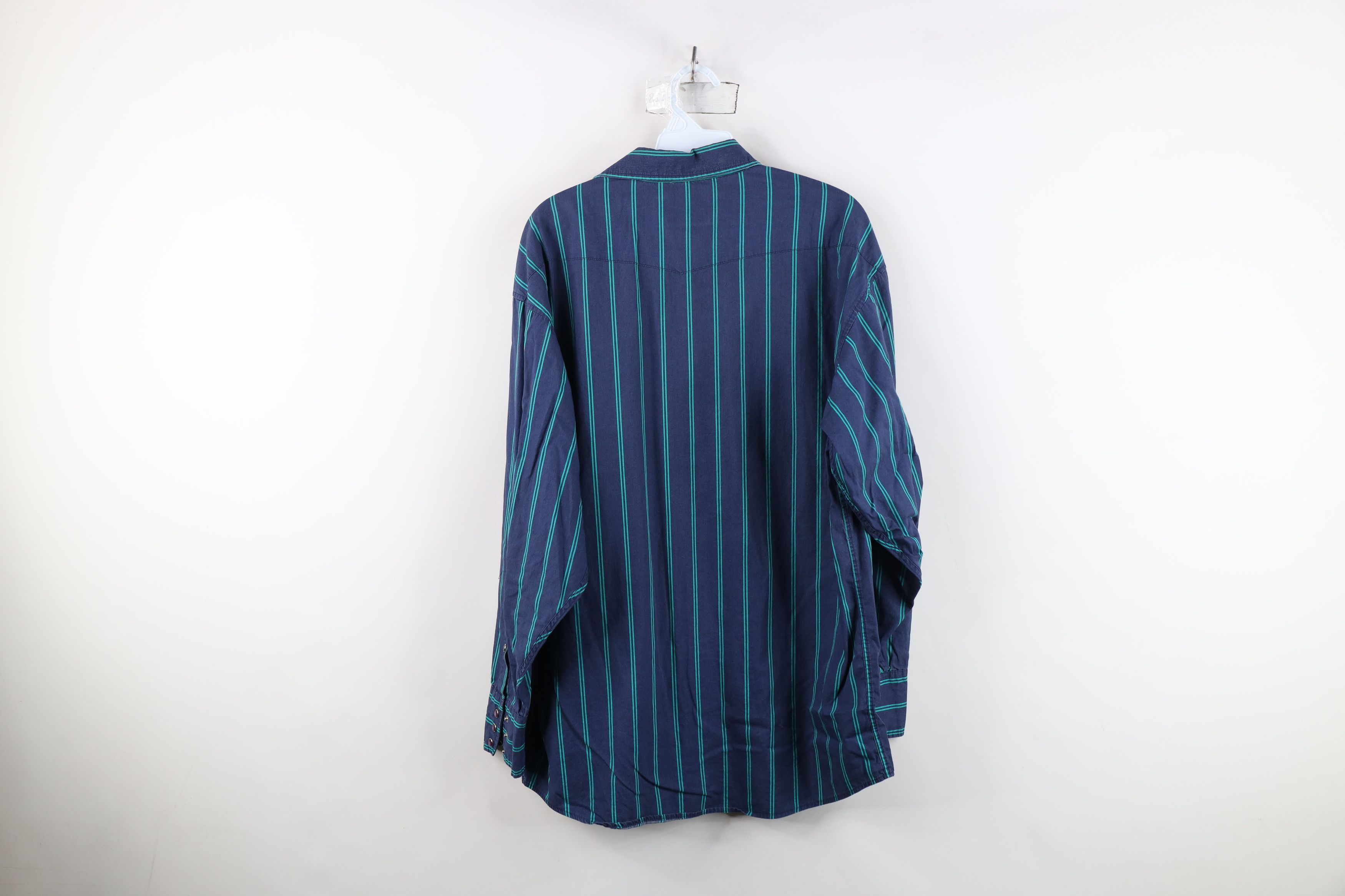 Vintage Vintage 90s Streetwear Striped Western Cowboy Button Shirt Size US M / EU 48-50 / 2 - 11 Thumbnail