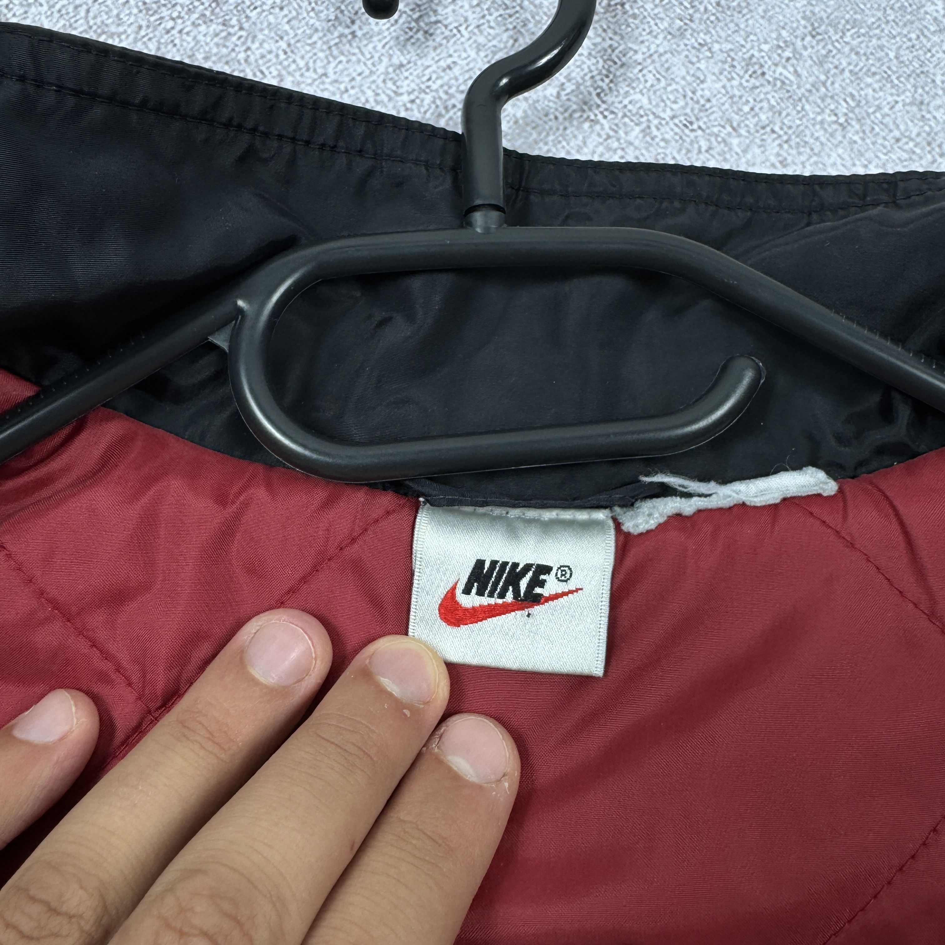Nike 00s Vintage Nike Backside Big Logo Black Nylon Jacket XXL Size US XXL / EU 58 / 5 - 11 Thumbnail