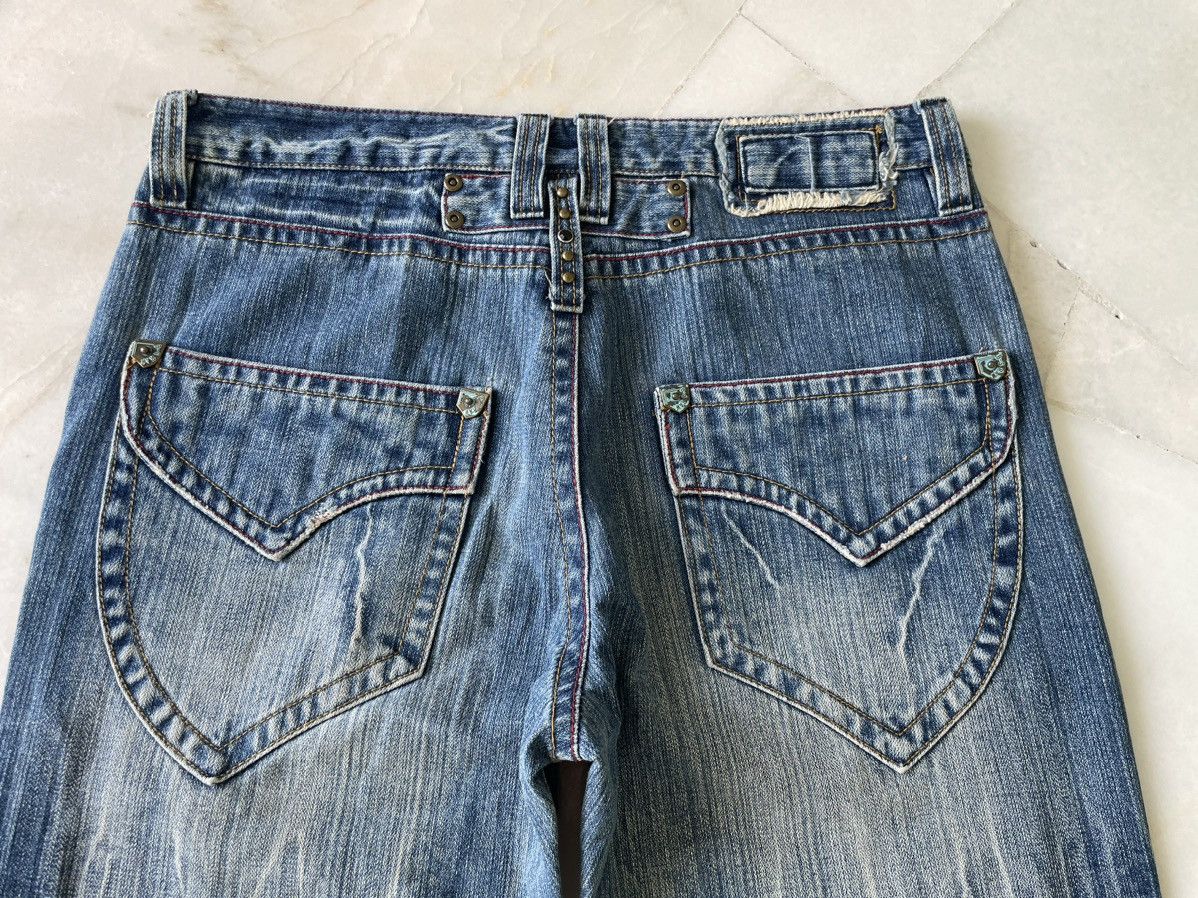 Japanese Brand Rare Vintage Raw Japanese Acid Wash Jeans Size US 33 - 6 Thumbnail
