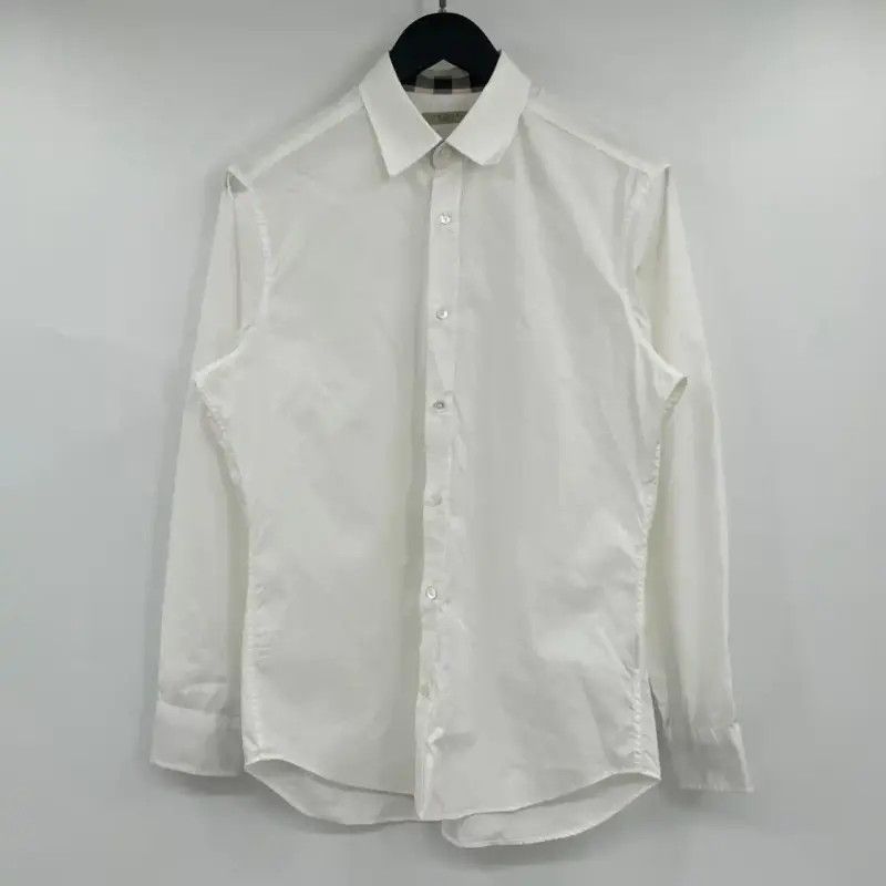 Burberry Burberry Men's White Long Sleeve Shirt Size US M / EU 48-50 / 2 - 1 Thumbnail