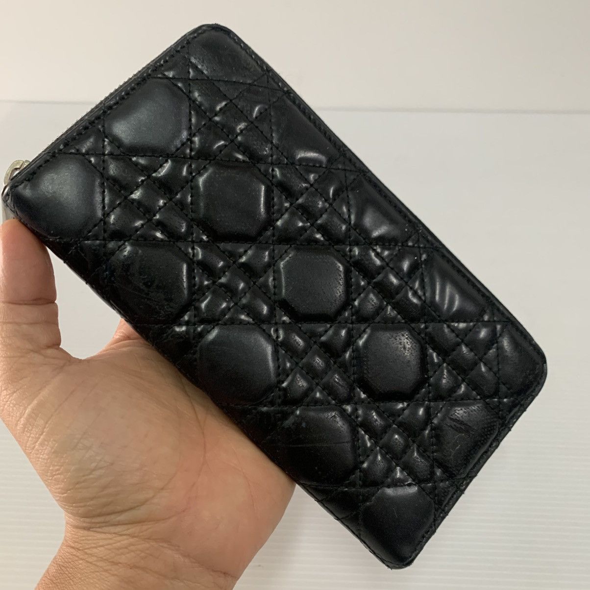 Dior Christian Dior Black Long Wallet Size ONE SIZE - 10 Thumbnail
