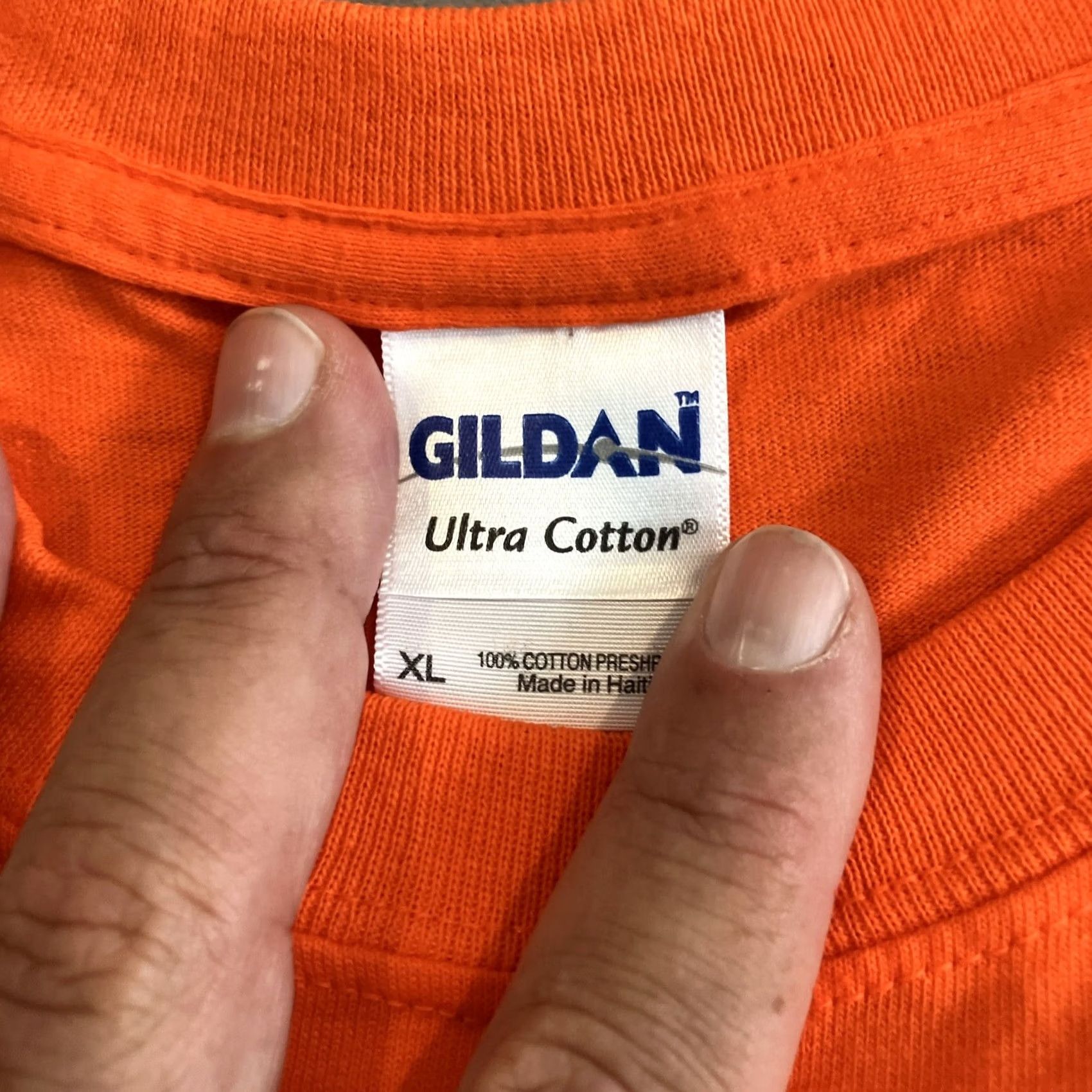 Gildan VINTAGE Gildan Shirt XL Orange Aspen Lacrosse Shootout Double Sided T NWOT Men Size US XL / EU 56 / 4 - 3 Thumbnail