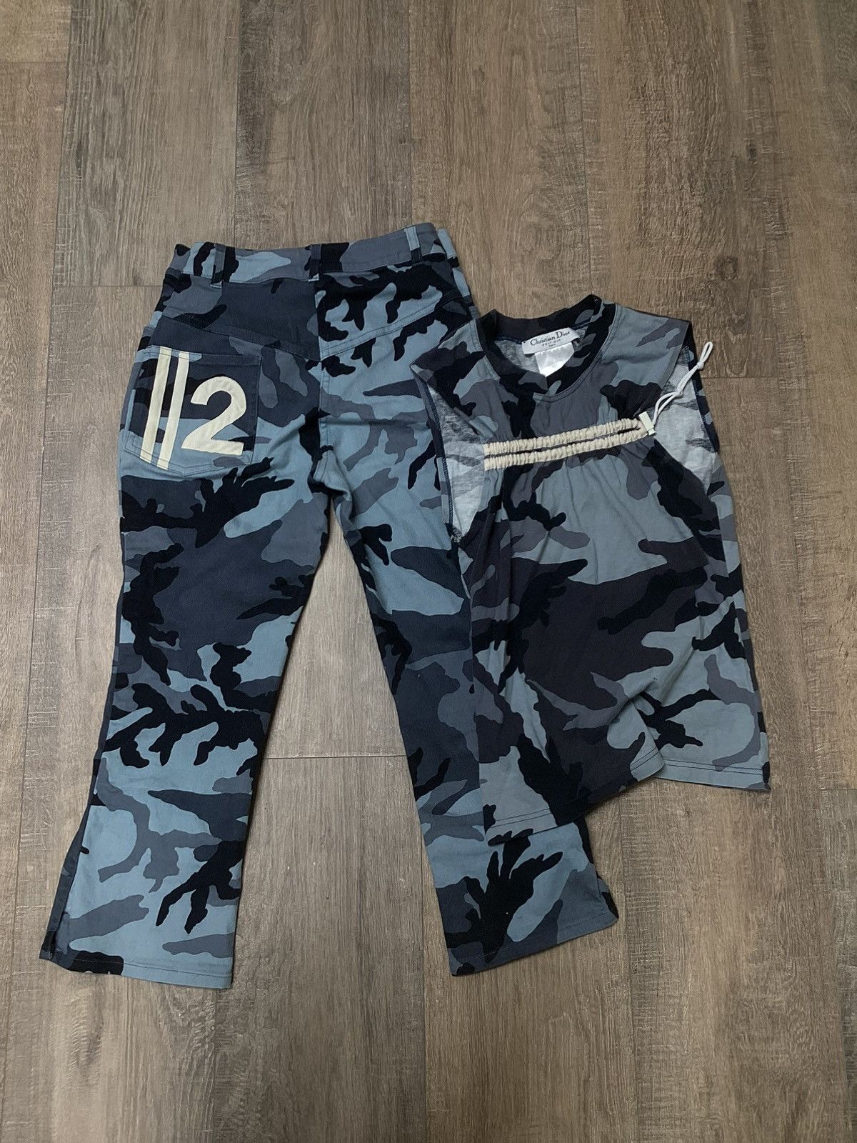 Dior × Vintage 2001 Christian Dior Camo tank Size M / US 6-8 / IT 42-44 - 6 Thumbnail