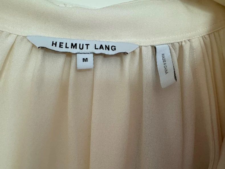 Other HELMUT LANG Silk shirt-style cardigan Size M / US 6-8 / IT 42-44 - 2 Thumbnail