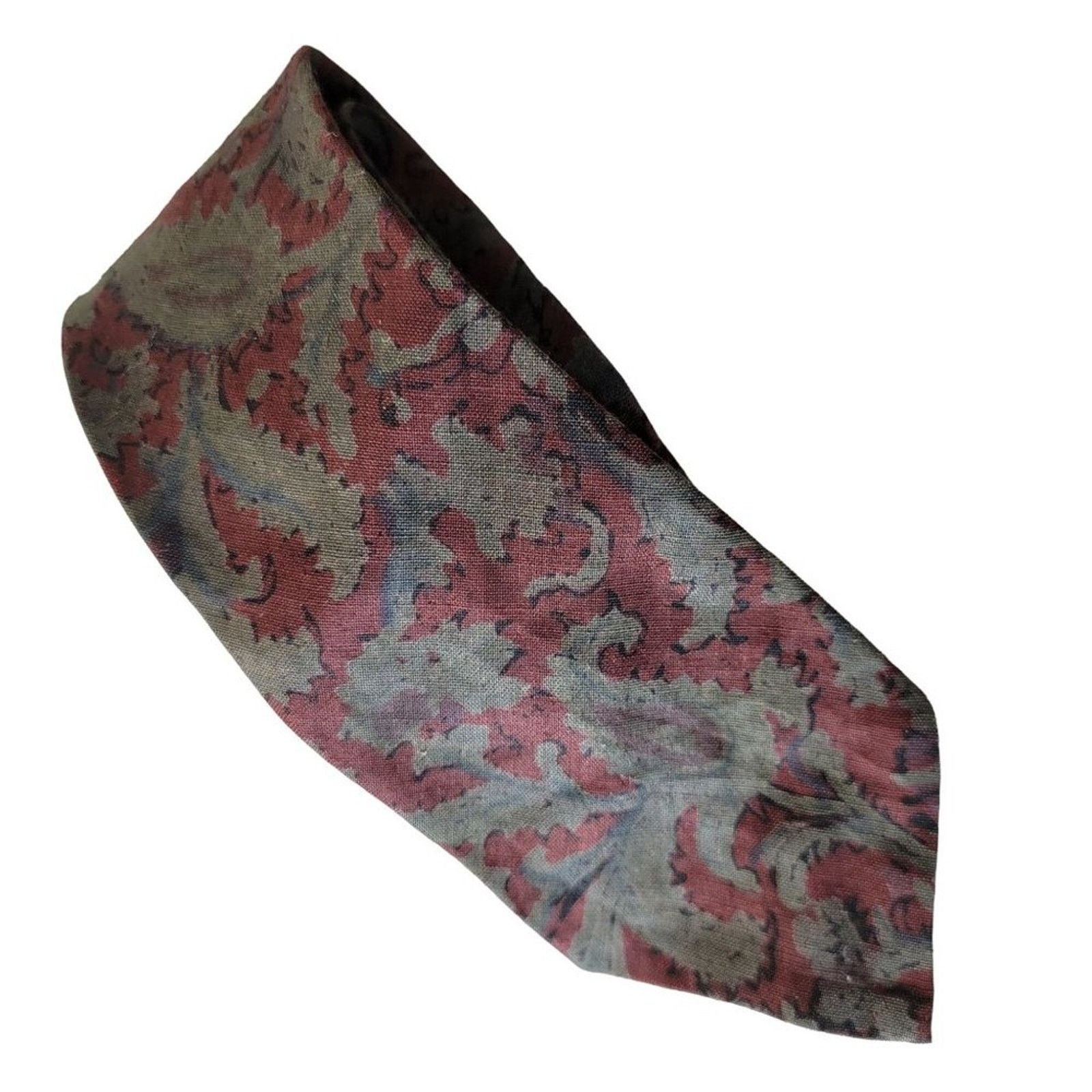 Polo Ralph Lauren Vintage Polo Ralph Lauren Mens Cotton Jacquard Neck Tie Size ONE SIZE - 5 Thumbnail
