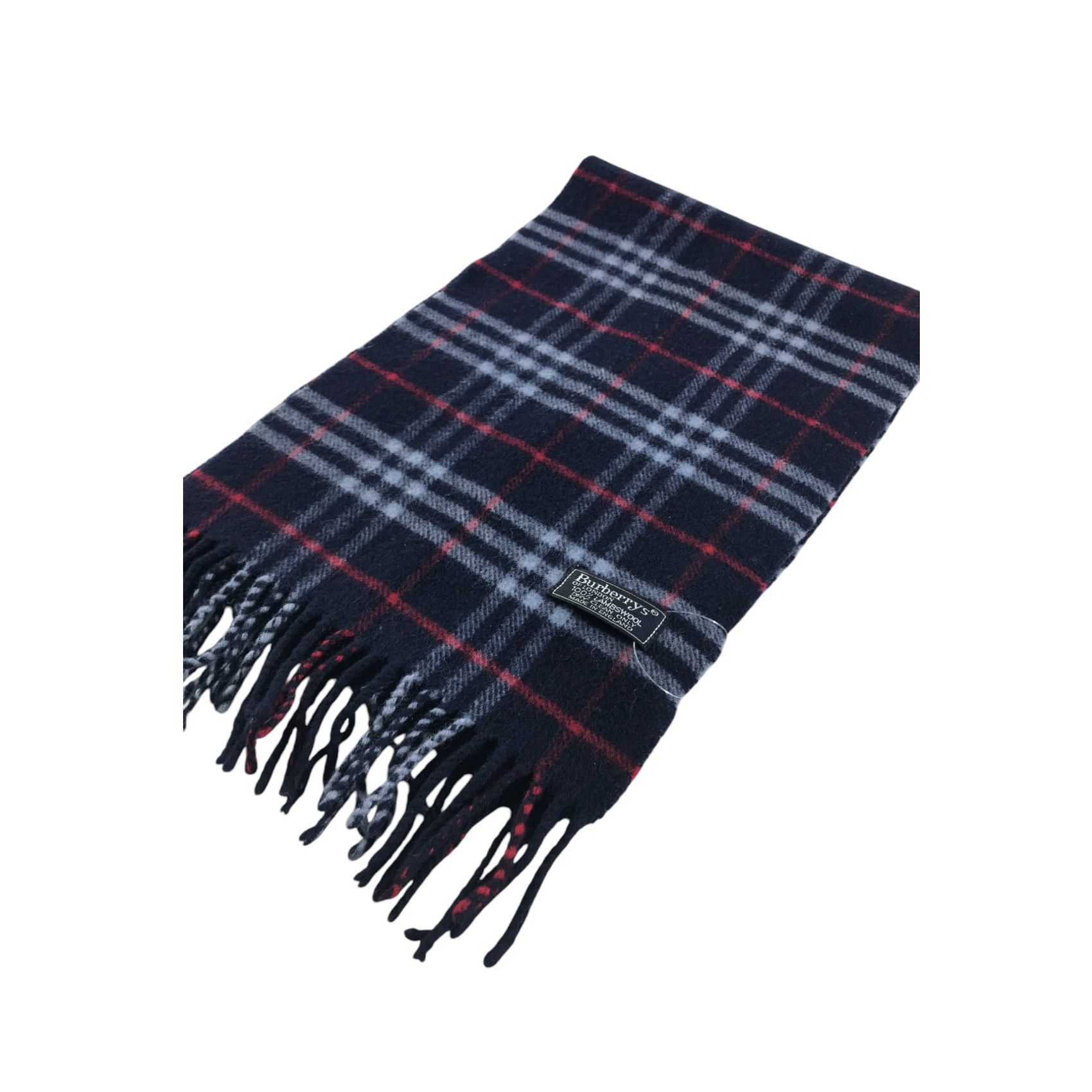 Burberry × Vintage Burberry Scarf / Muffler / Neckwear - WW2780 Size ONE SIZE - 3 Thumbnail