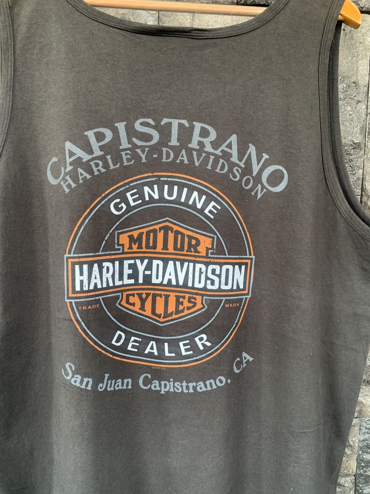 Harley Davidson × Vintage Vintage 2006 Harley Davidson San Juan Capistrano Top Tank Size US XL / EU 56 / 4 - 7 Thumbnail