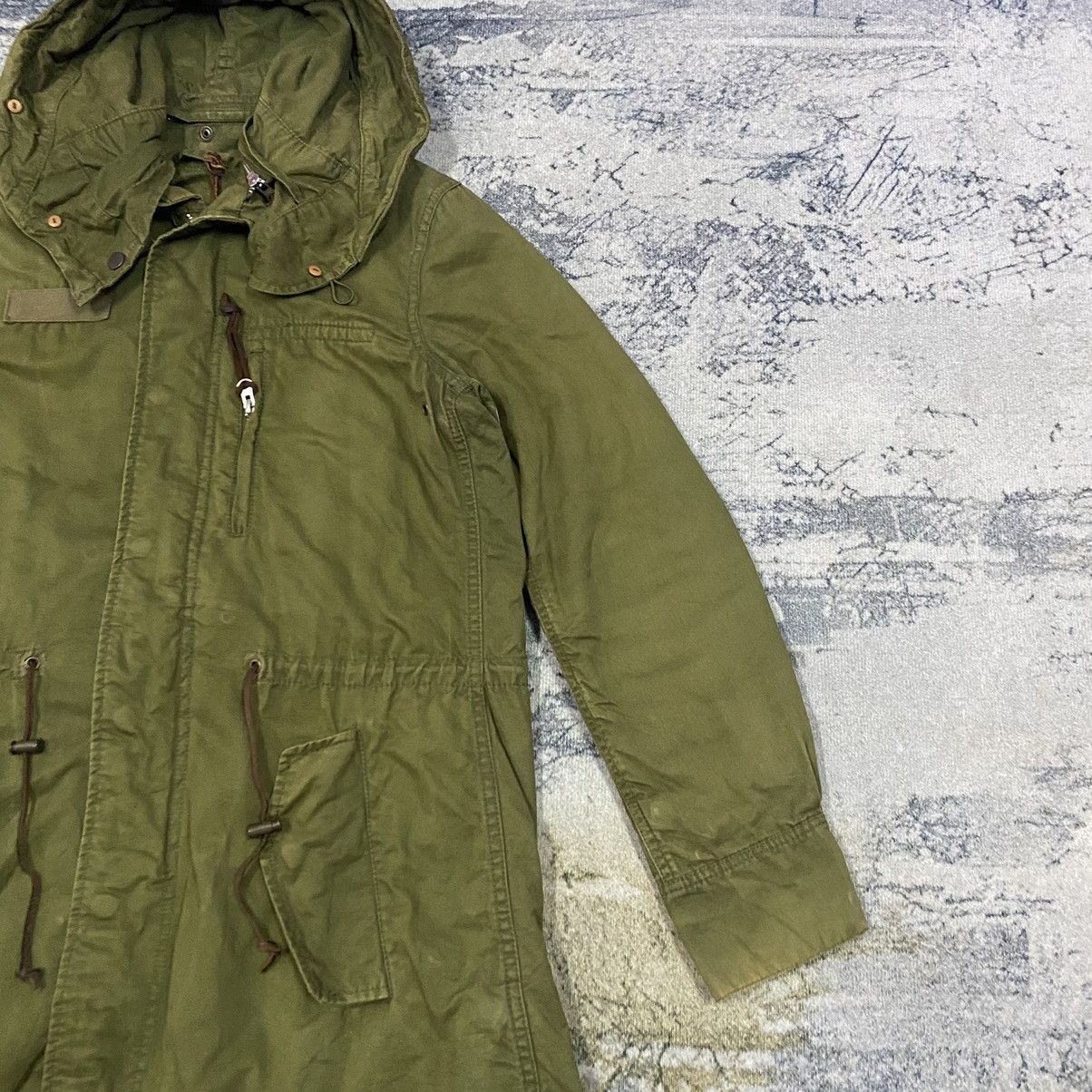 Japanese Brand × Vintage Vintage Japan Panaji Sherpa Military Parka Jacket Size L / US 10 / IT 46 - 7 Thumbnail