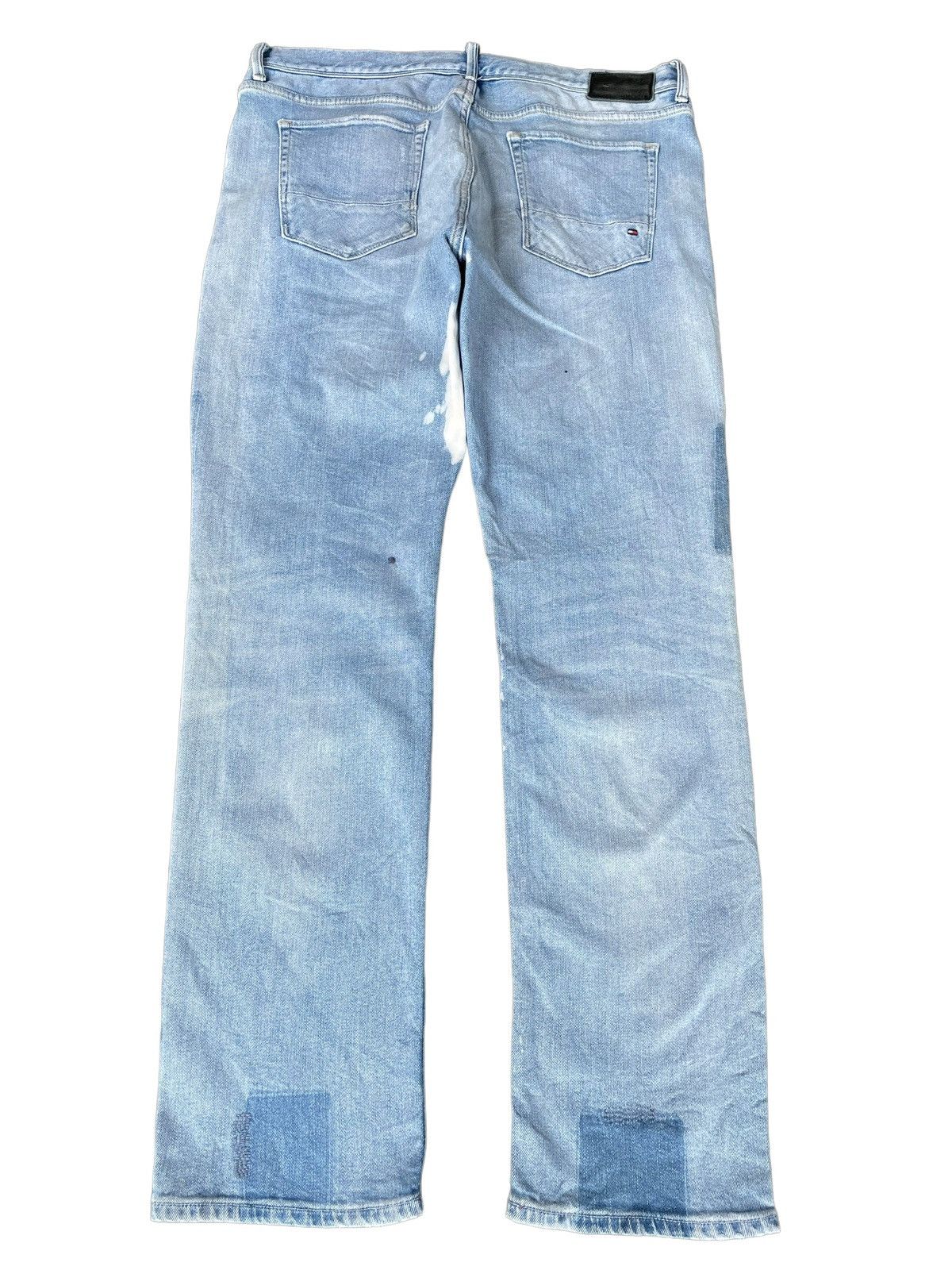 Tommy Hilfiger Tommy Hilfiger Bleached Wash Distressed Patches Style Jeans Size US 34 / EU 50 - 11 Thumbnail