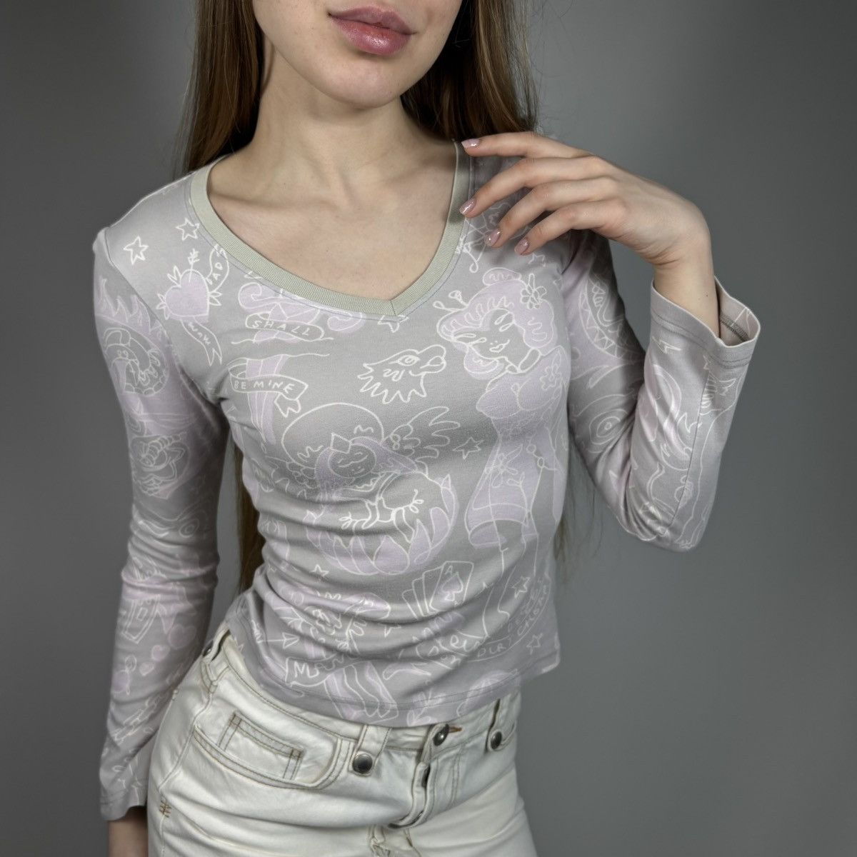 Mambo Vintage Y2K Mambo Monogram Retro Surf Style Longsleeve Size S / US 4 / IT 40 - 1 Thumbnail