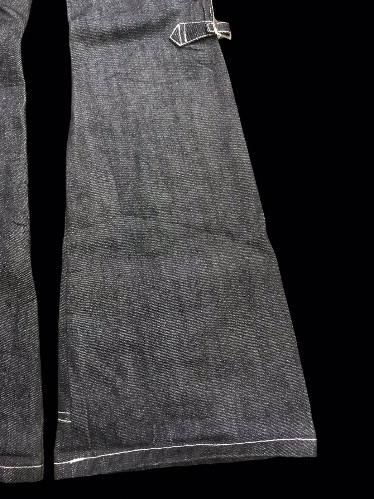 Other 💥AVANT GARDE💥OCTMAMI BONDAGE BELL BOTTOM STURDY DENIM F248 Size US 26 / EU 42 - 15 Thumbnail