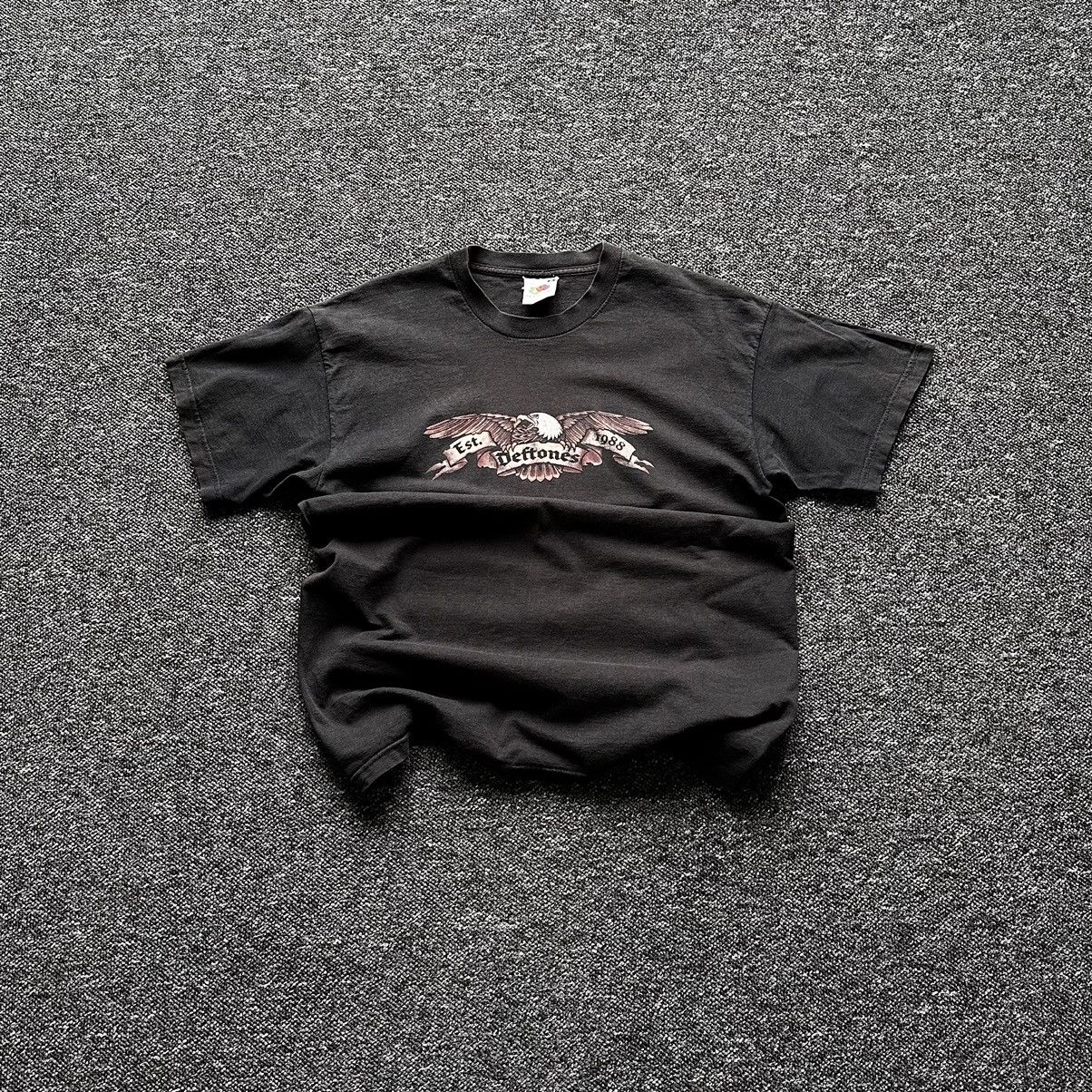 image of Band Tees x Rock T Shirt Deftones Bandtee 00S Vintage 1988 in Black, Men's (Size Medium)