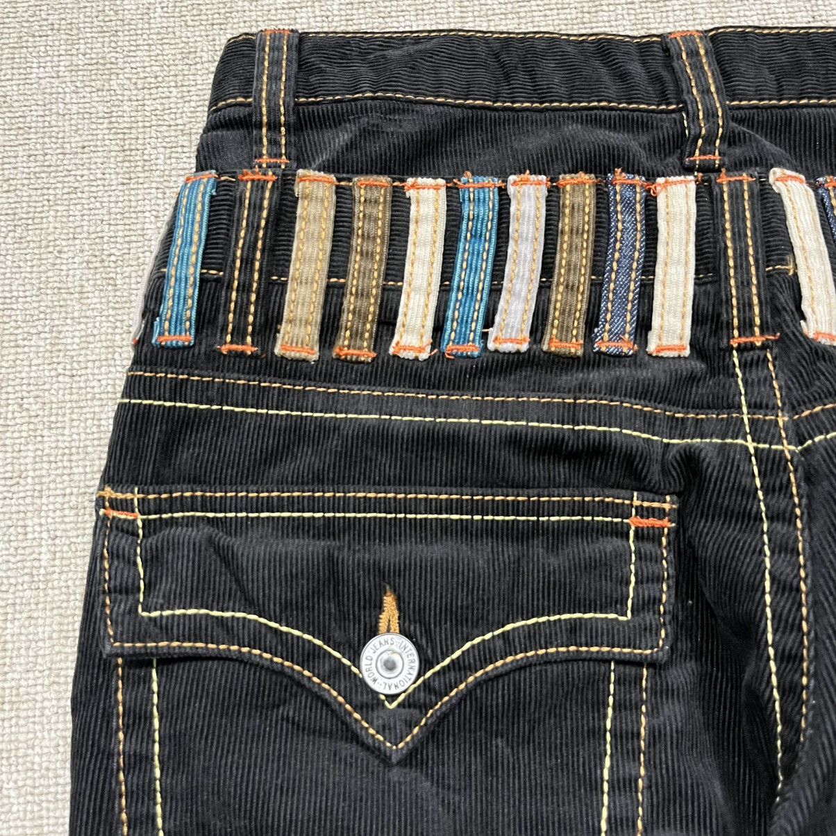 Japanese Brand Blue Spencer - Unique Corduroy Ankle Pant Contrast Waistband Size US 29 - 12 Thumbnail