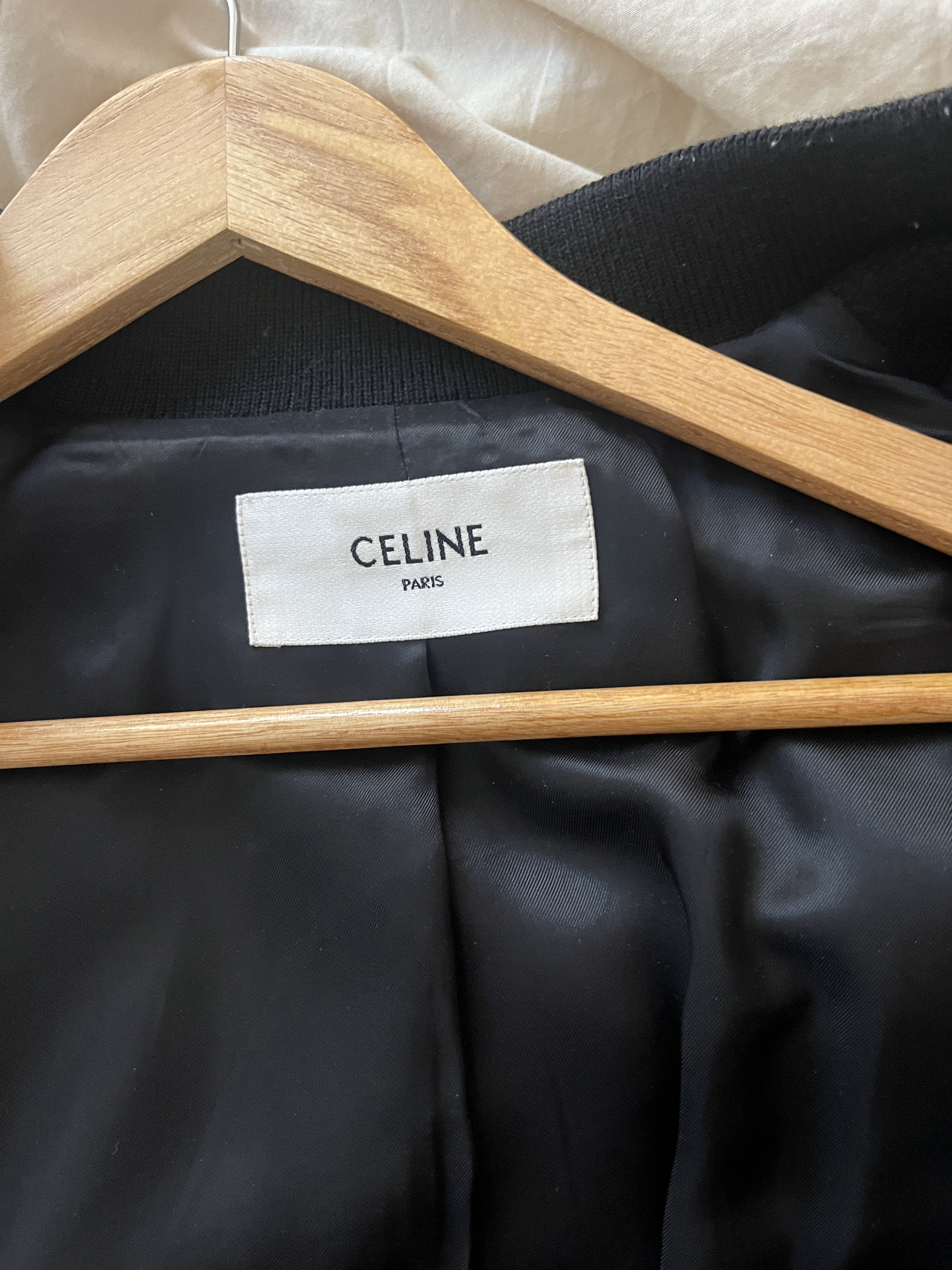 Celine Celine Classic Teddy Jacket in Textured Wool Size US M / EU 48-50 / 2 - 5 Thumbnail