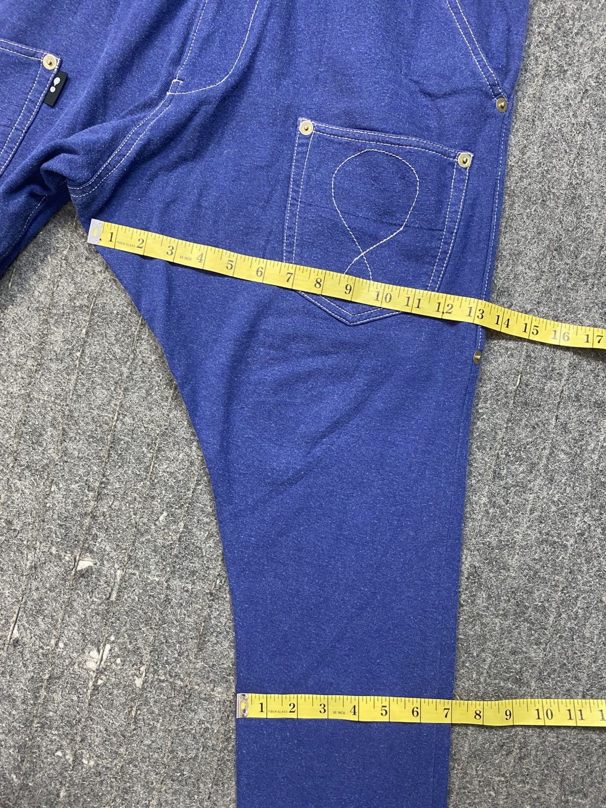 mercibeaucoup Mercibeaucoup Jevous Enprie Issey Miyake Denim Baggy Rise 32 Size 32" / US 10 / IT 46 - 14 Thumbnail