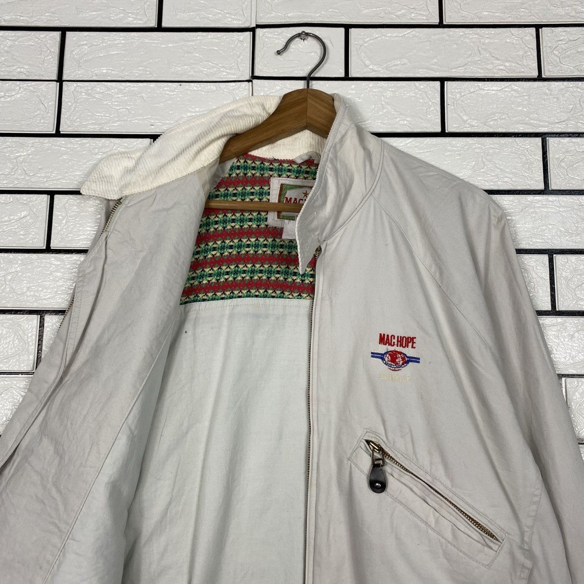 Japanese Brand Vintage Bomber Jacket Blanket MacHope Big Logo Size US M / EU 48-50 / 2 - 13 Thumbnail