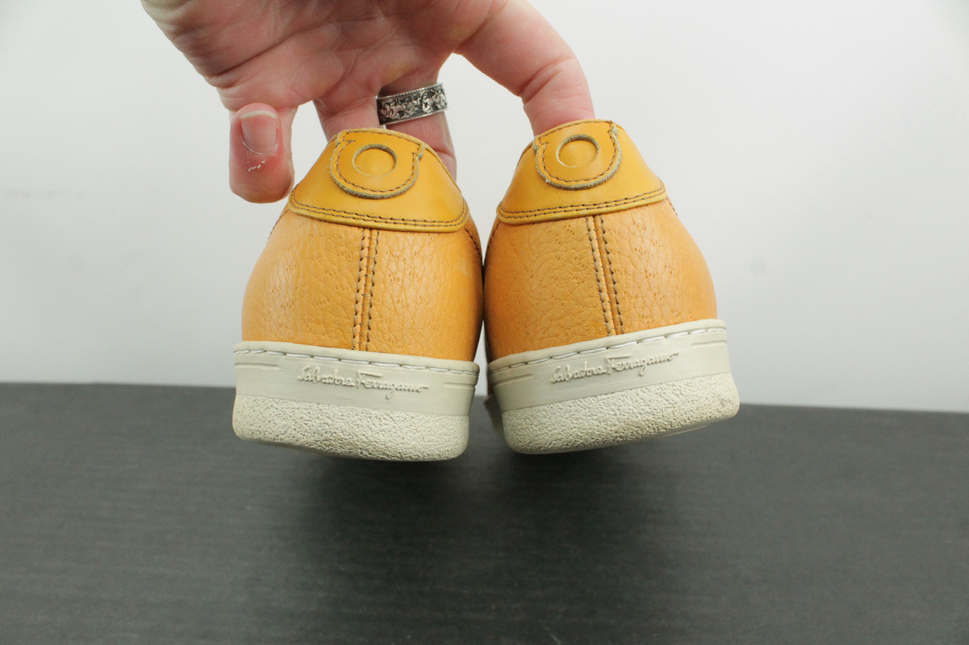 Salvatore Ferragamo Salvatore Ferragamo Sport Low Top Leather Sneakers Women's Size US 9.5 / IT 39.5 - 6 Thumbnail