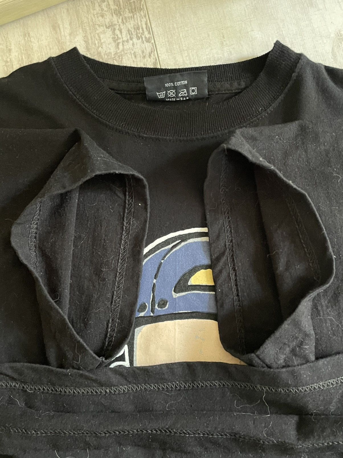 Japanese Brand × Vintage Vintage 90’s Skate Gang Style Y2K T-Shirt Hard To Be A Hero Size US L / EU 52-54 / 3 - 8 Thumbnail