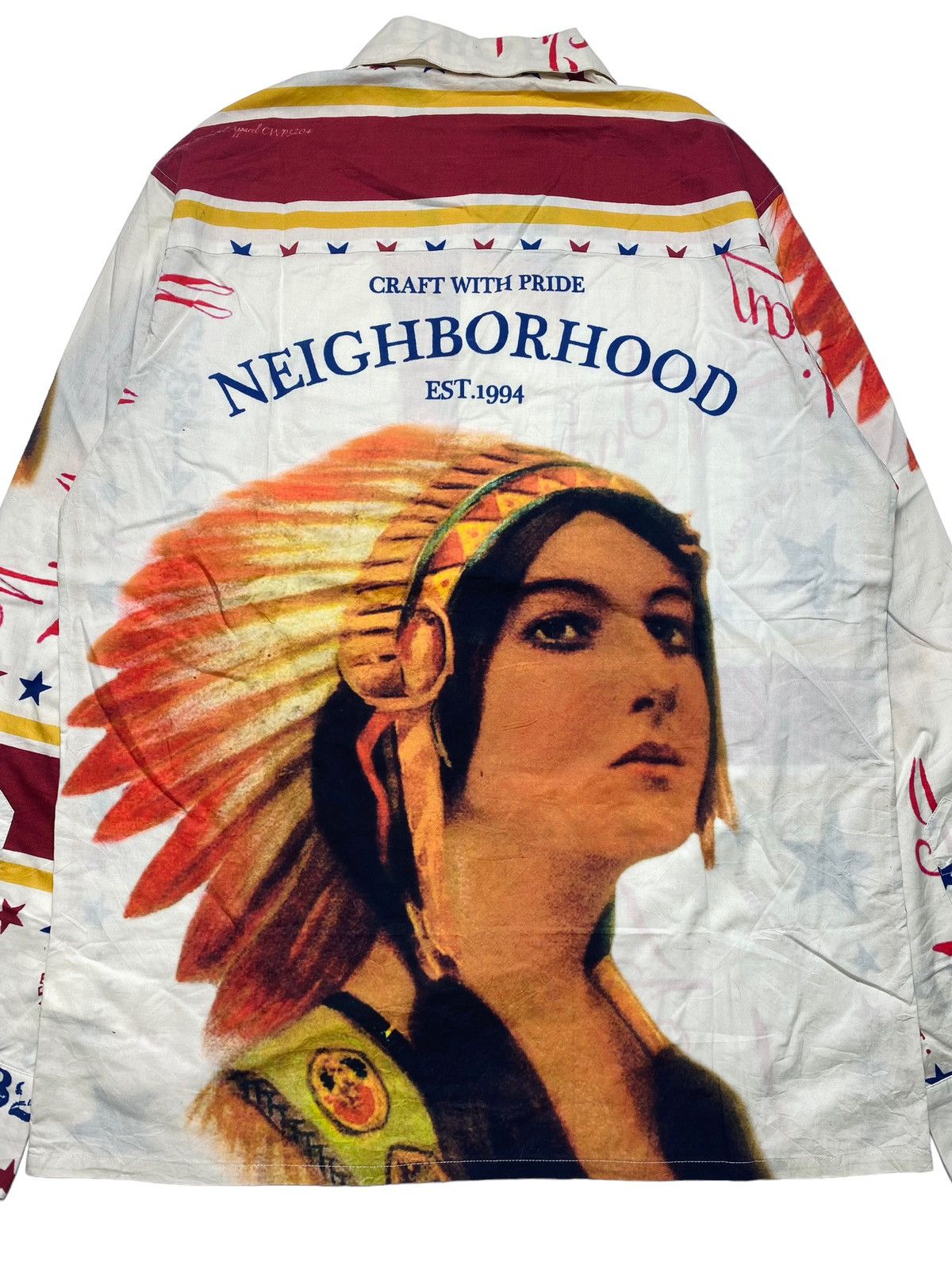 Hysteric Glamour 2000s Neighborhood - Indian Girl Button Shirt Size US M / EU 48-50 / 2 - 16 Thumbnail