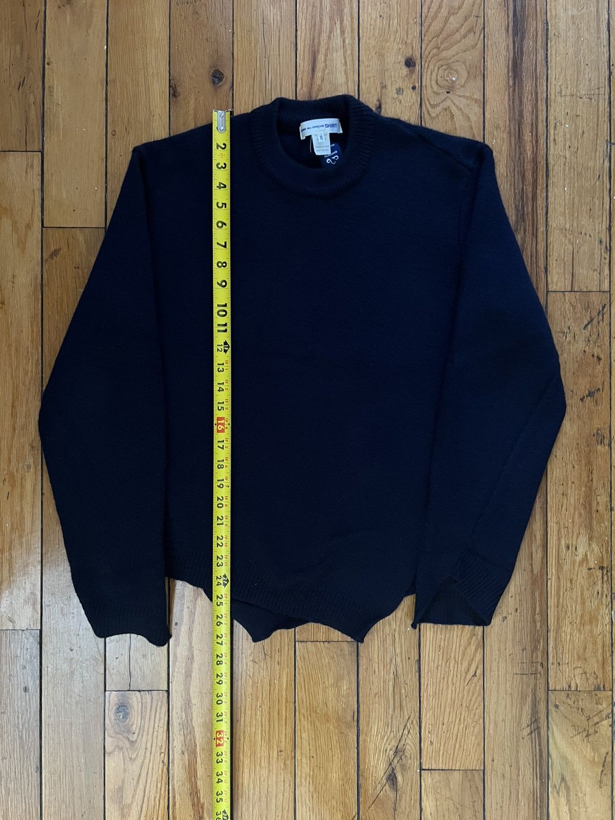 Comme des Garcons SHIRT Comme des Garcons Shirt x Lochaven Navy Twisted Sweater Size US XS / EU 42 / 0 - 10 Thumbnail