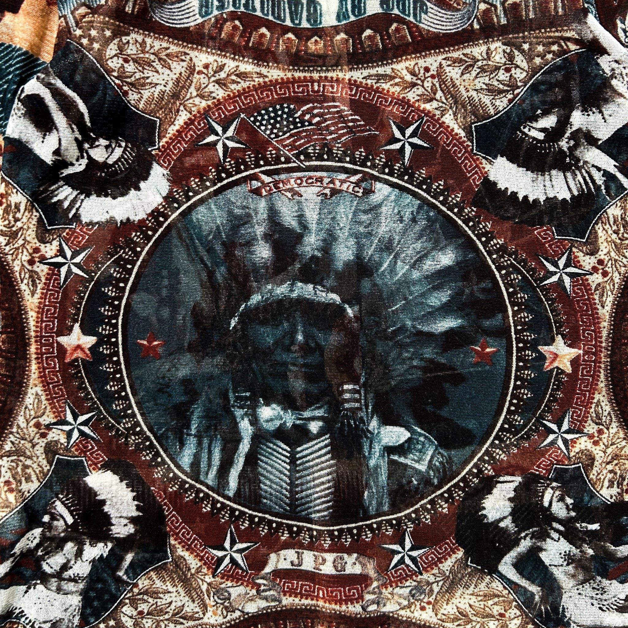 Jean Paul Gaultier Jean Paul Gaultier 1998 Native American Print Shirt Size US M / EU 48-50 / 2 - 6 Thumbnail