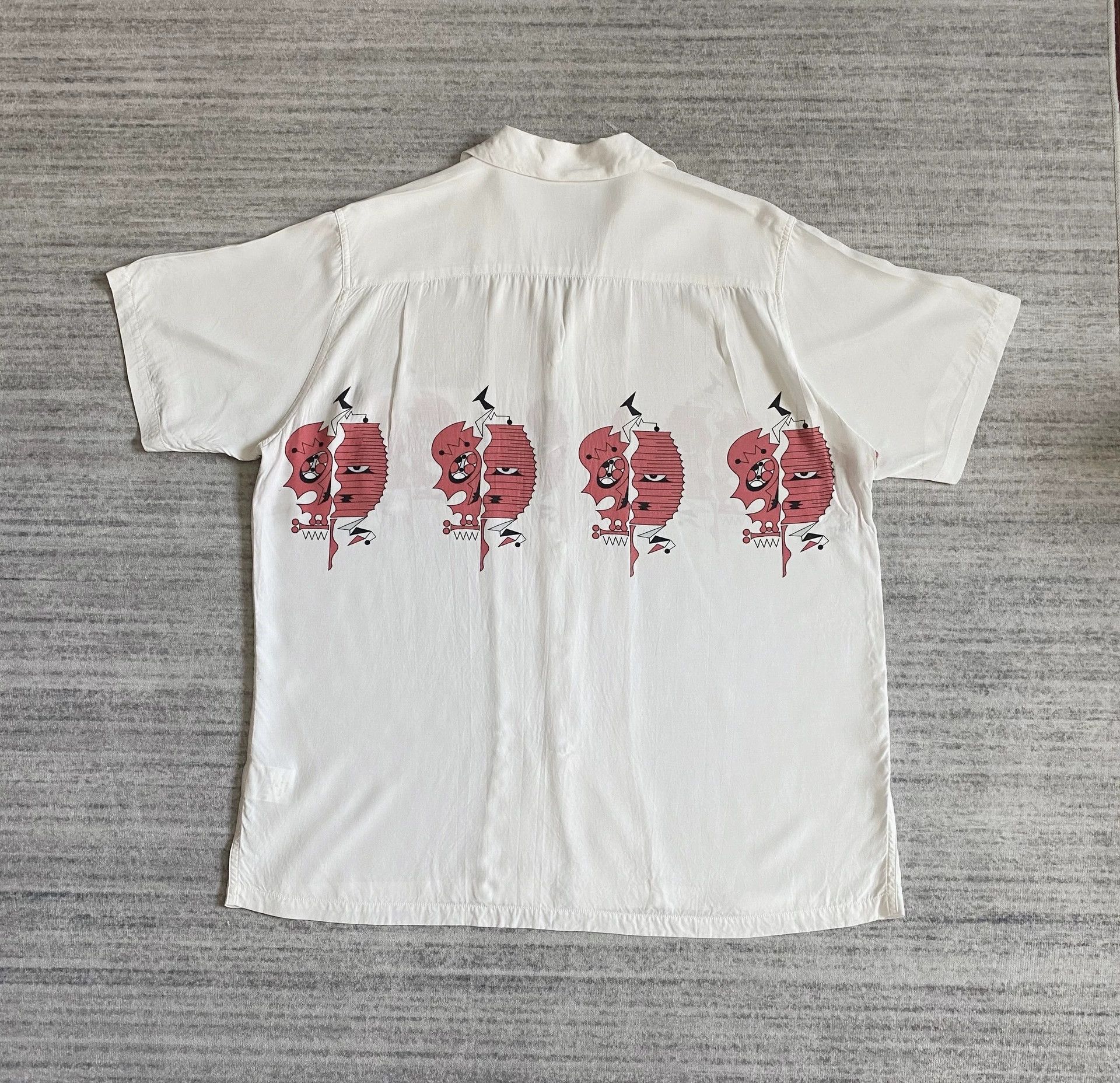 Wacko Maria WackoMaria TATOO Skull 56 Hawaiian Short Sleeve Shirt M Size US M / EU 48-50 / 2 - 3 Thumbnail