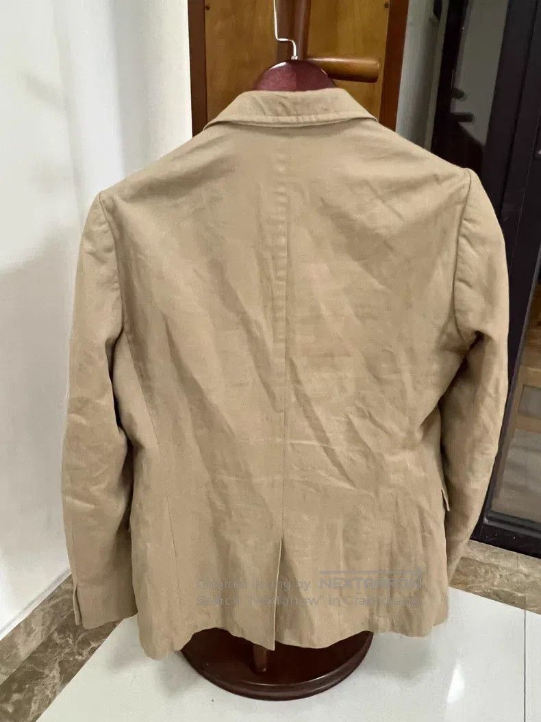 Dries Van Noten Dries Van Noten Beige Suit Jacket Size US M / EU 48-50 / 2 - 2 Thumbnail
