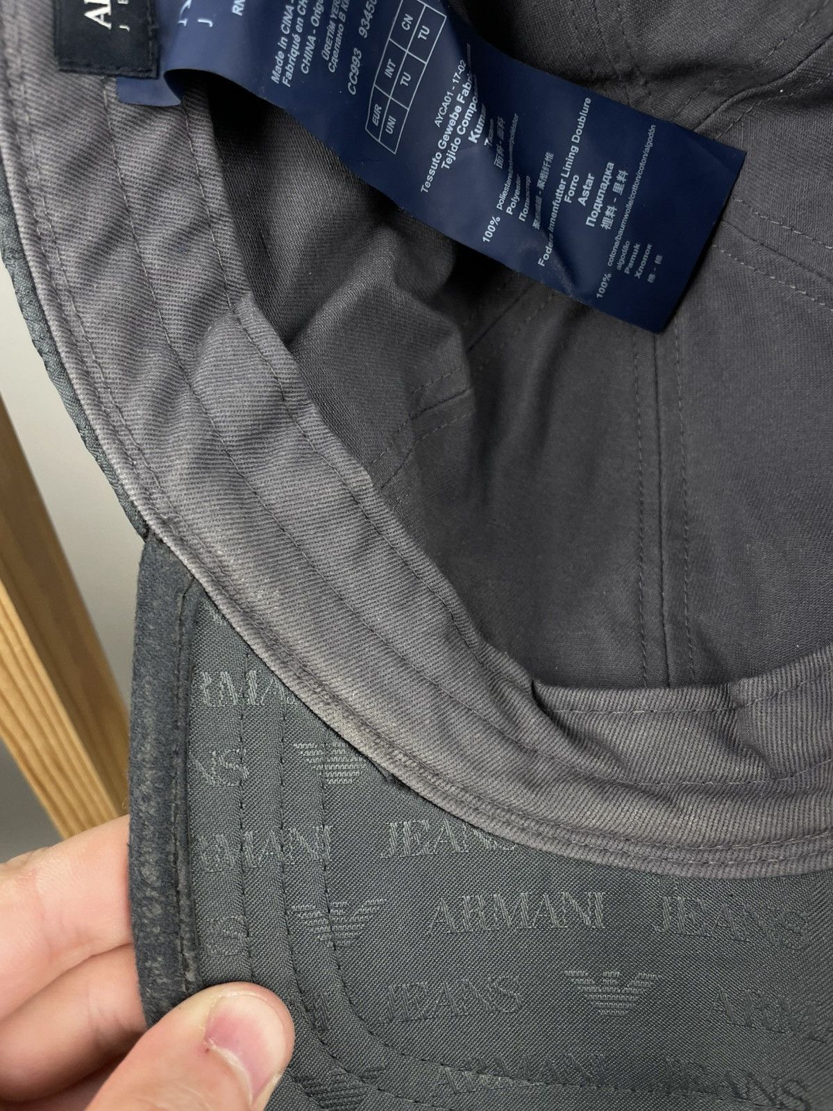 Armani × Designer Luxury Armani jeans monogram cap Size ONE SIZE - 9 Thumbnail