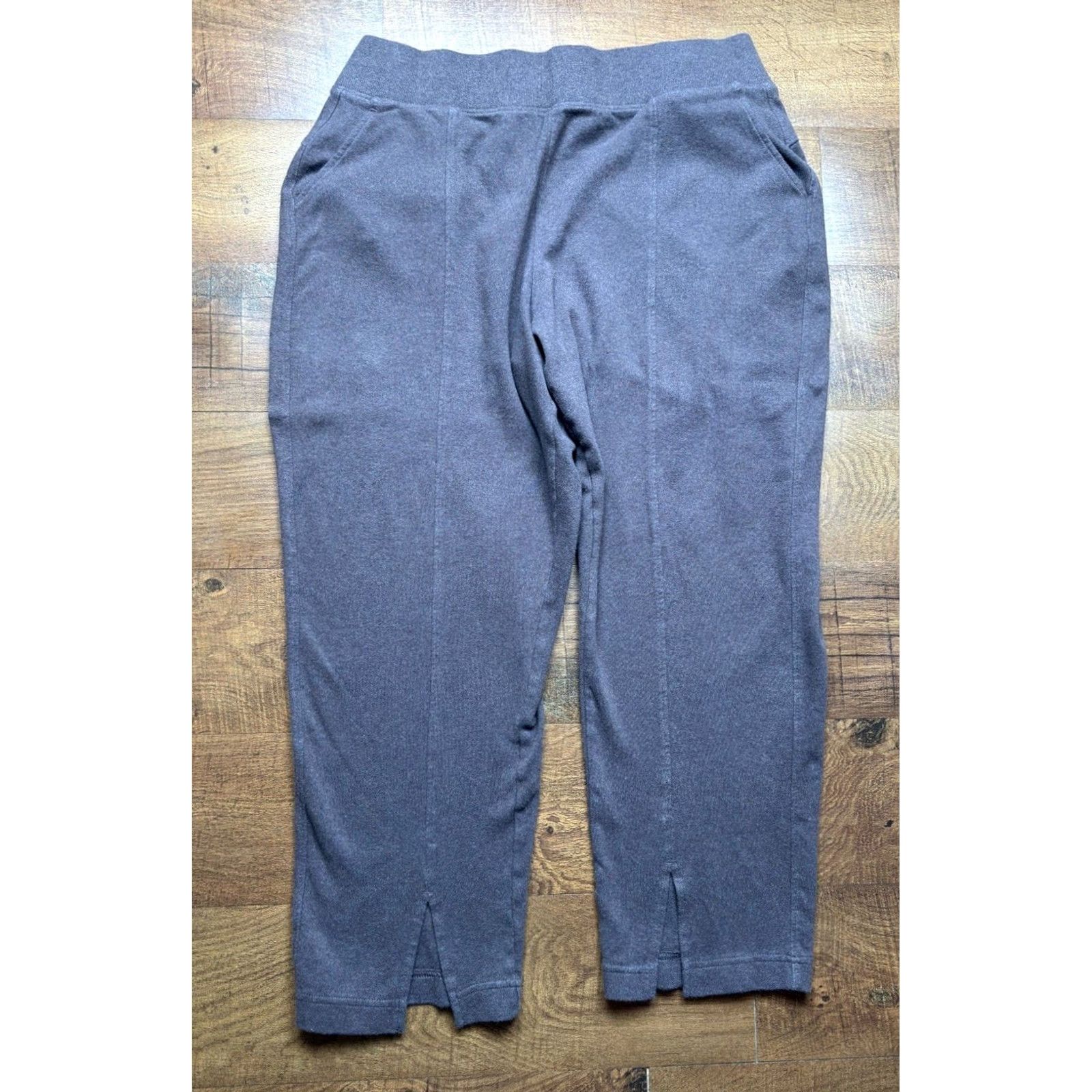 Vintage Pact Organic Cotton Airplane Tapered Leg Pant Chocolate Heather Women’s XL Pants Regular Womens Size 40" / US 18 - 2 Thumbnail