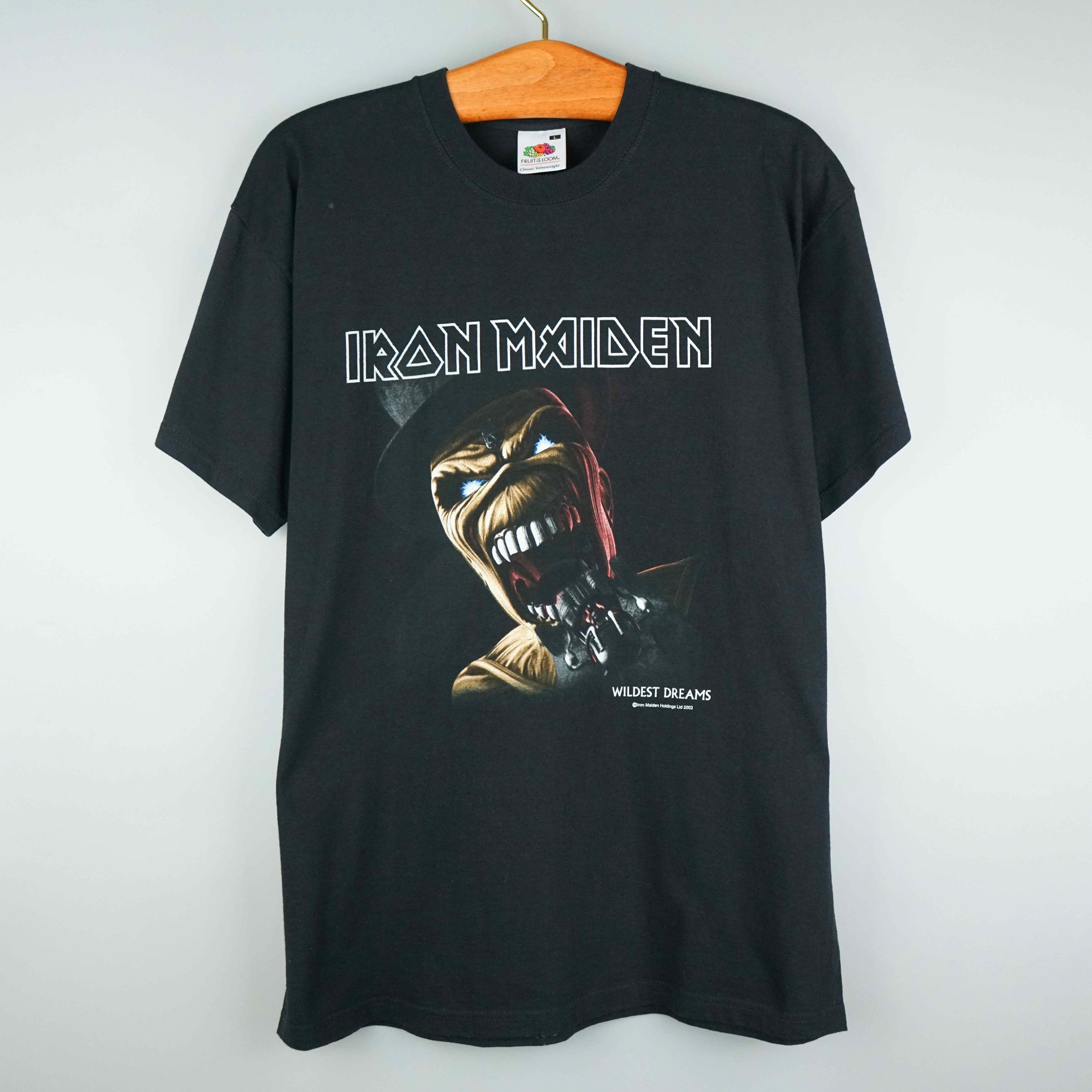 Band Tees 2003 VINTAGE IRON MAIDEN TOUR TSHIRT WILDEST DREAMS BAND TEE Size US XL / EU 56 / 4 - 1 Thumbnail
