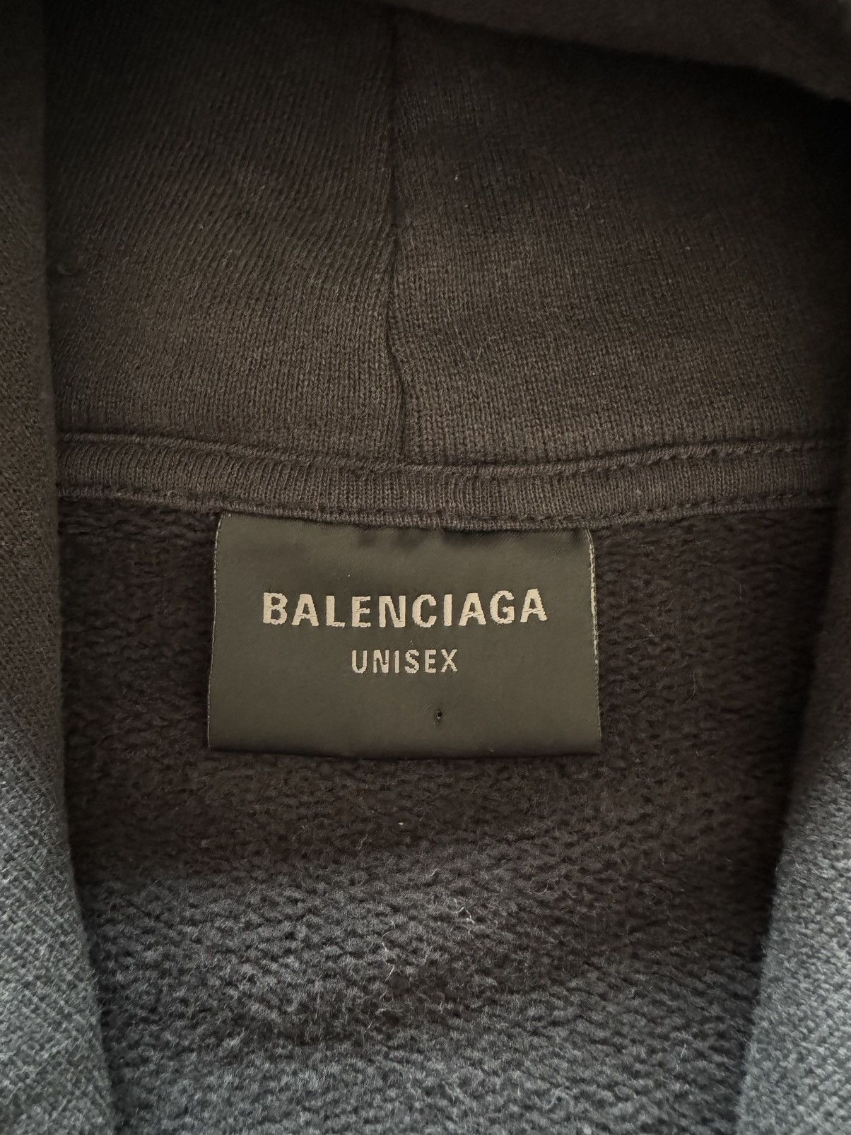 Balenciaga Balenciaga Blackletter Script Pulled Zip-Up Hoodie Large Size US XS / EU 42 / 0 - 6 Thumbnail