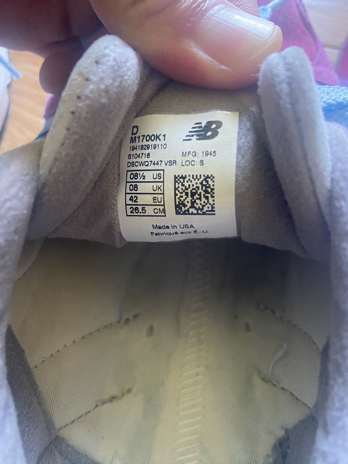 Kith × New Balance New balance kith 1700 colorist pink toe Size US 8.5 / EU 41-42 - 8 Thumbnail