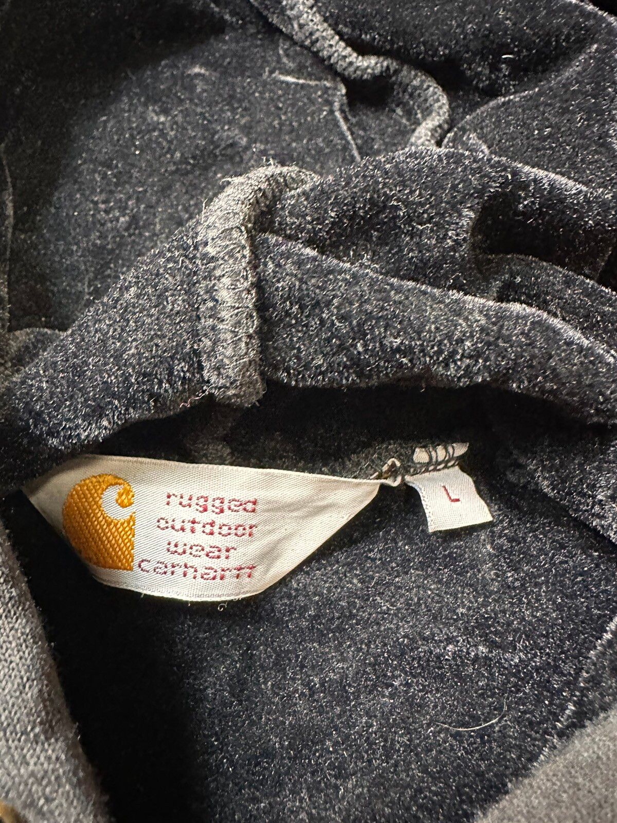 Vintage Mens Jacket Faded Carhartt Carlux Hooded Size L Size US L / EU 52-54 / 3 - 6 Thumbnail