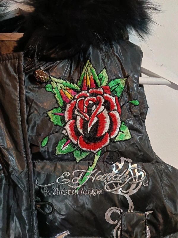 Ed Hardy Vintage 2000s Ed Hardy Snow Puffer Vest Down Jacket Size S / US 4 / IT 40 - 7 Thumbnail