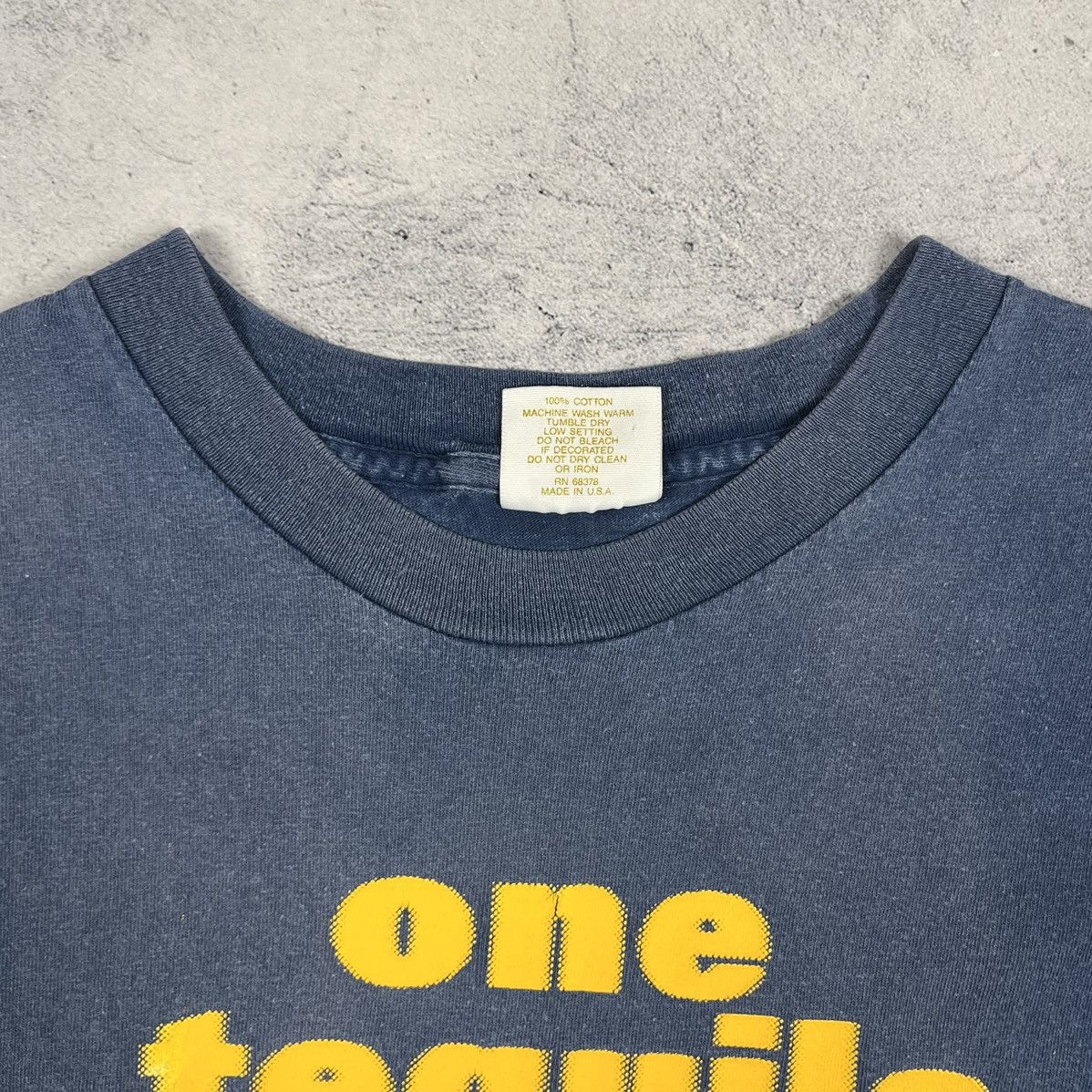 Vintage Vintage One Two Tree Tequila single stitch humor tee 90’s Size US L / EU 52-54 / 3 - 10 Thumbnail