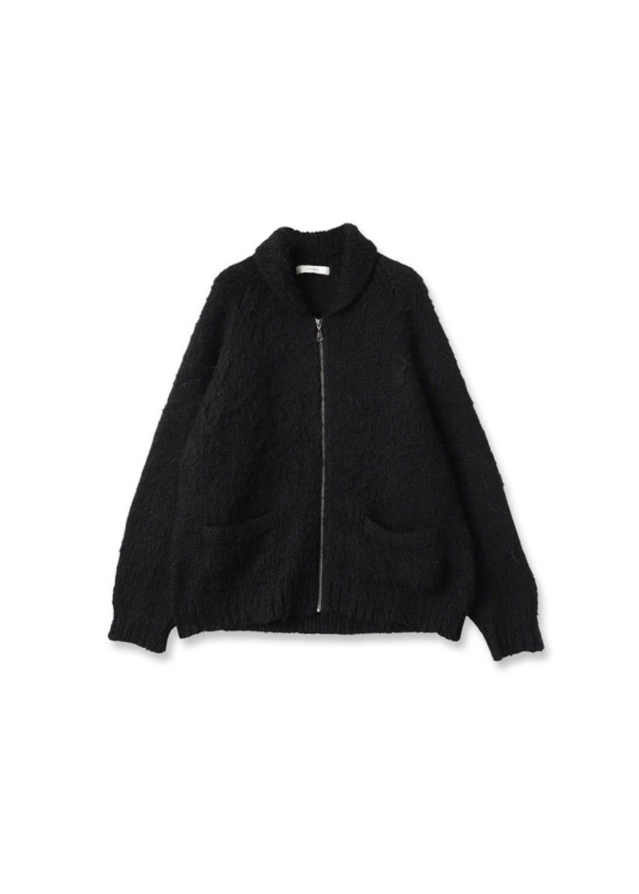 新品 jieda モヘア カーディガン ジエダ 黒 ブラック サイズ1 Jieda