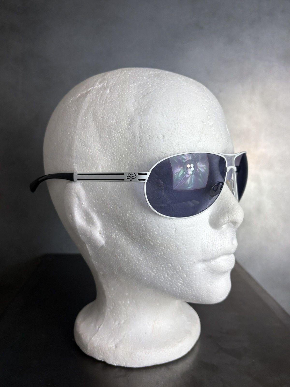 Fox Racing × Oakley 2007 Oakley Fox Racing Sunglasses The Injection Aviators Y2K Size ONE SIZE - 4 Thumbnail