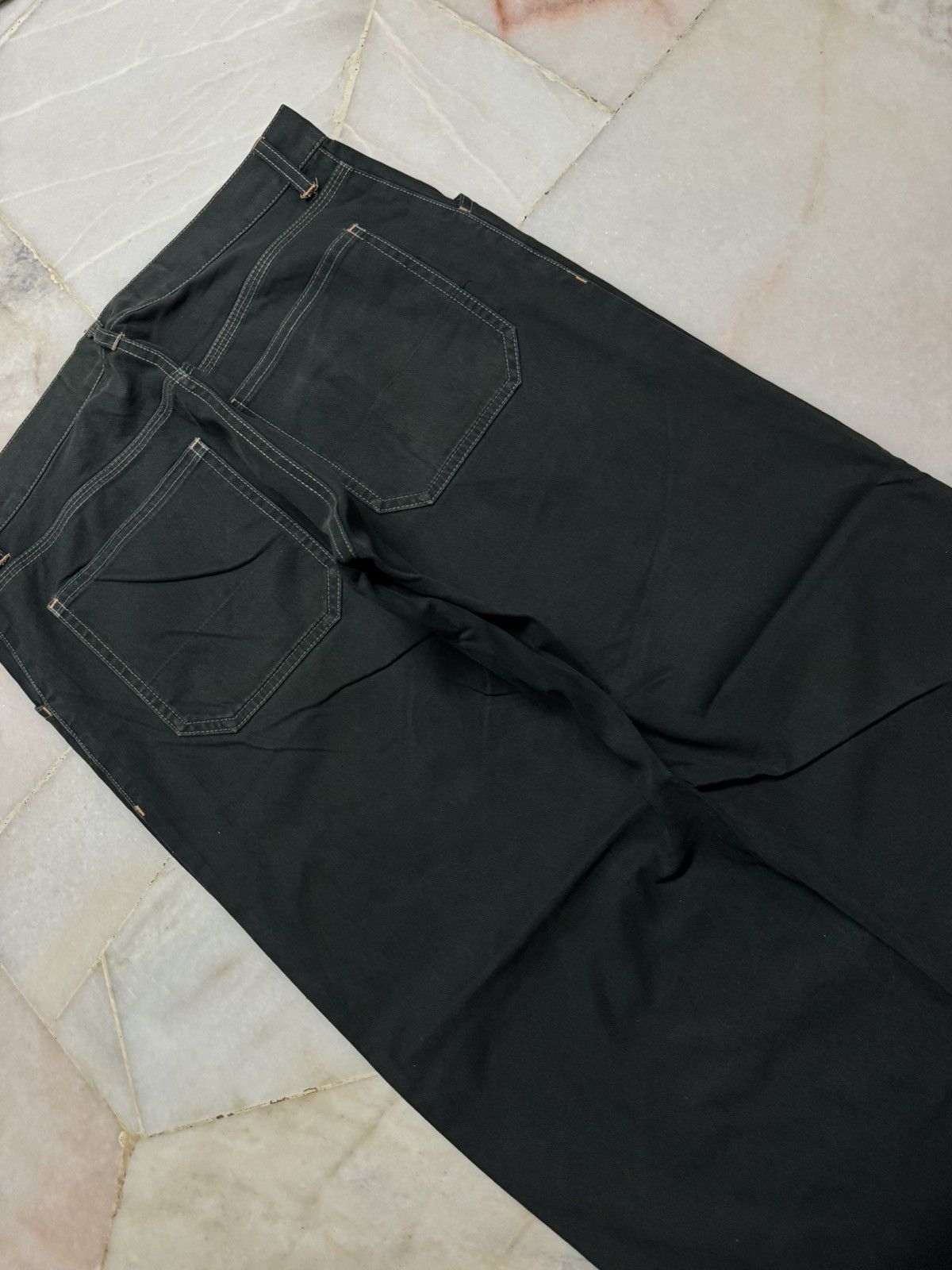 Yohji Yamamoto 💥BAGGY💥YOHJI YAMAMOTO INED HOMME WIDE CASUAL PANTS 90s Size US 29 - 10 Thumbnail