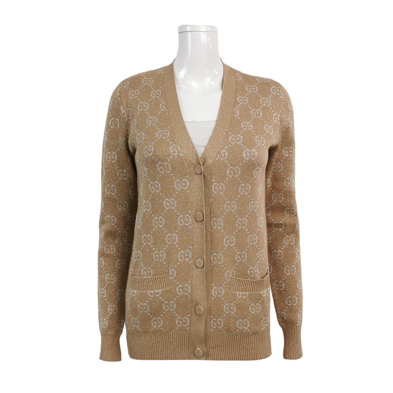 Gucci Gucci GG Monogram Cardigan Size XXS Size XXS / US 00 / IT 34 - 1 Thumbnail